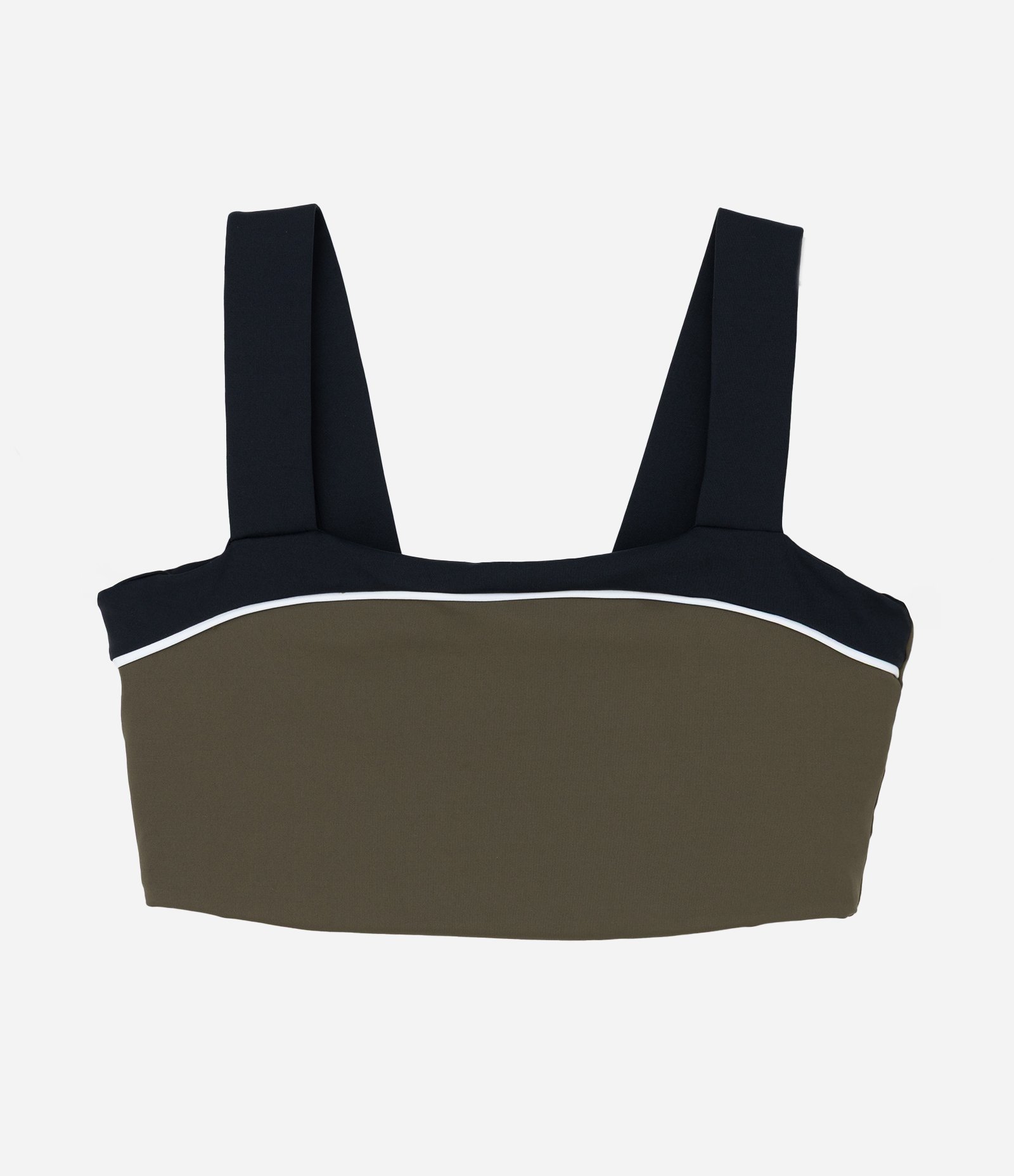 Top Reto Esportivo com Bloco de Cores em Tecnologia Dry Curve & Plus Size Verde/Preto 6