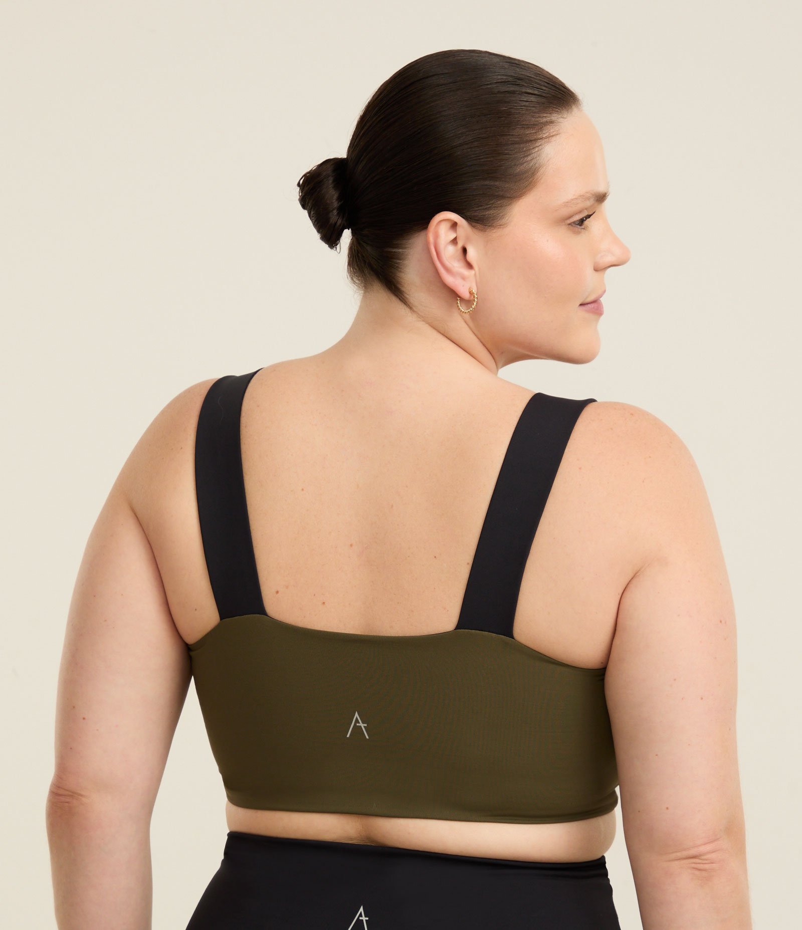 Top Reto Esportivo com Bloco de Cores em Tecnologia Dry Curve & Plus Size Verde/Preto 5