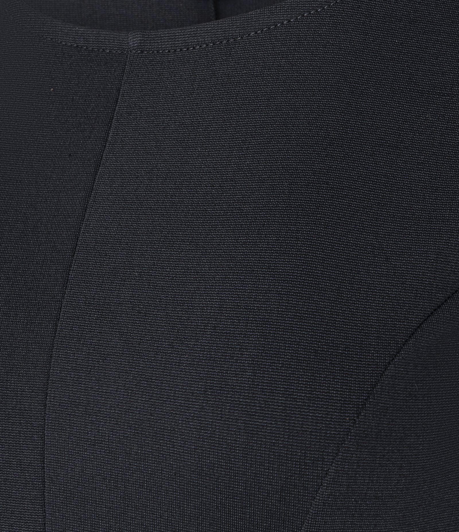 Vestido Curto em Ponto Roma com Recortes Preto 6