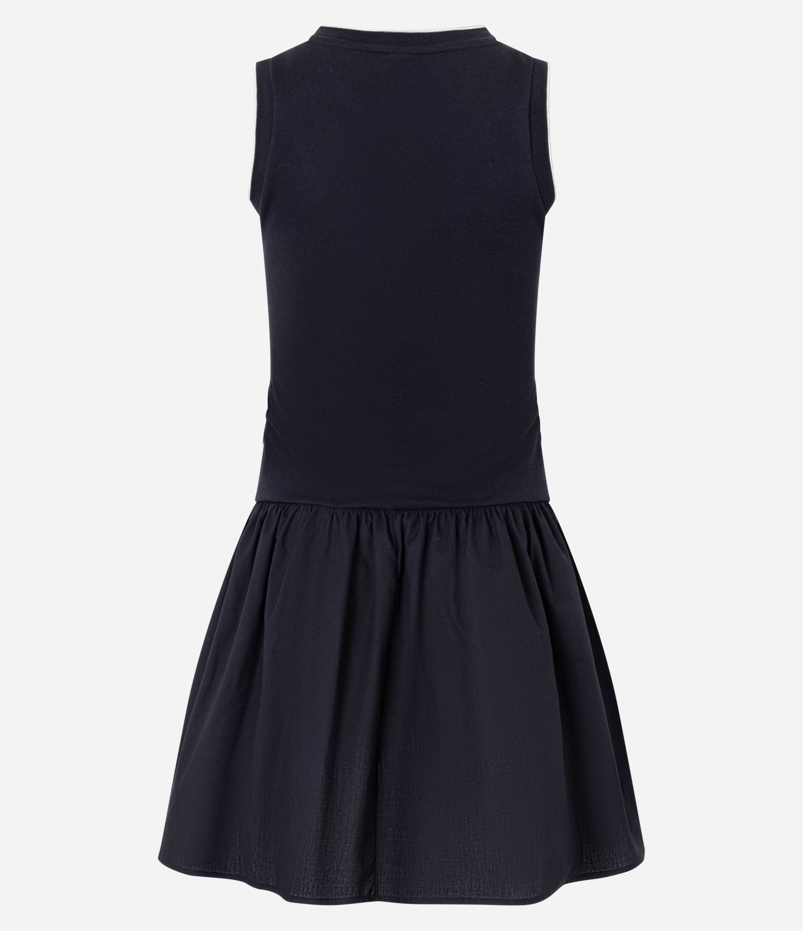 Vestido Curto em em Algodão com Saia Rodada Preto 6