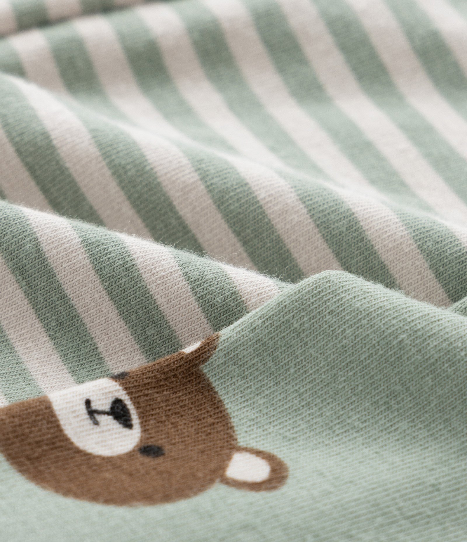 Kit 02 Calças Infantis em Cotton - Tam 0 a 18 meses Verde 3