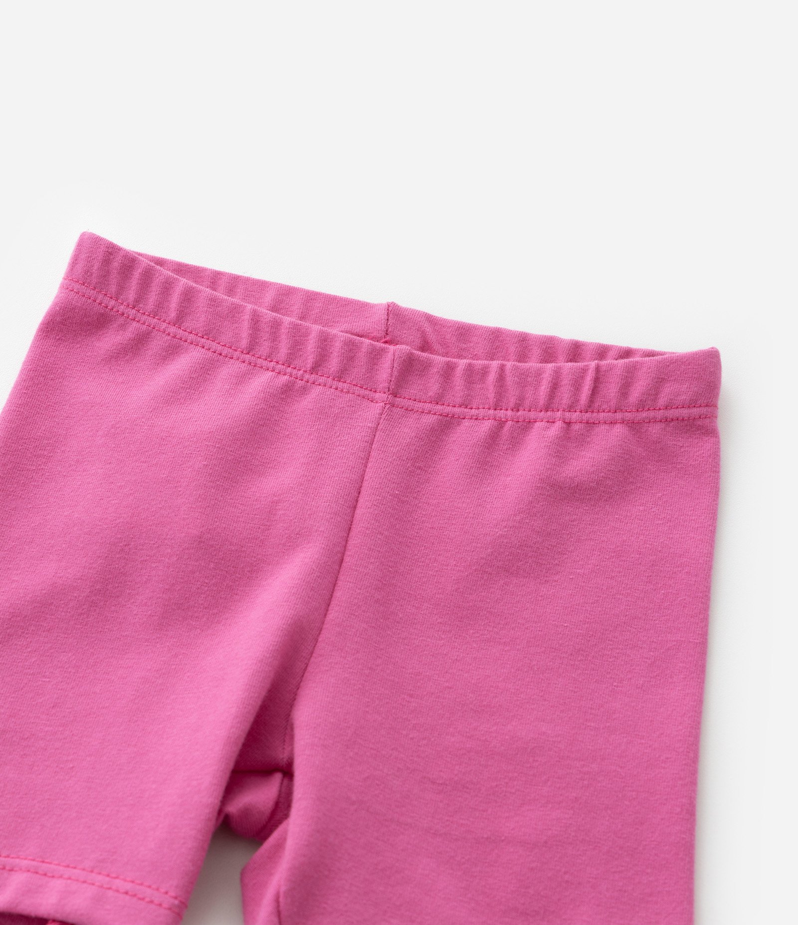 Conjunto Infantil Body e Bermuda Ciclista em Cotton - Tam 0 a 18 Meses Rosa 7