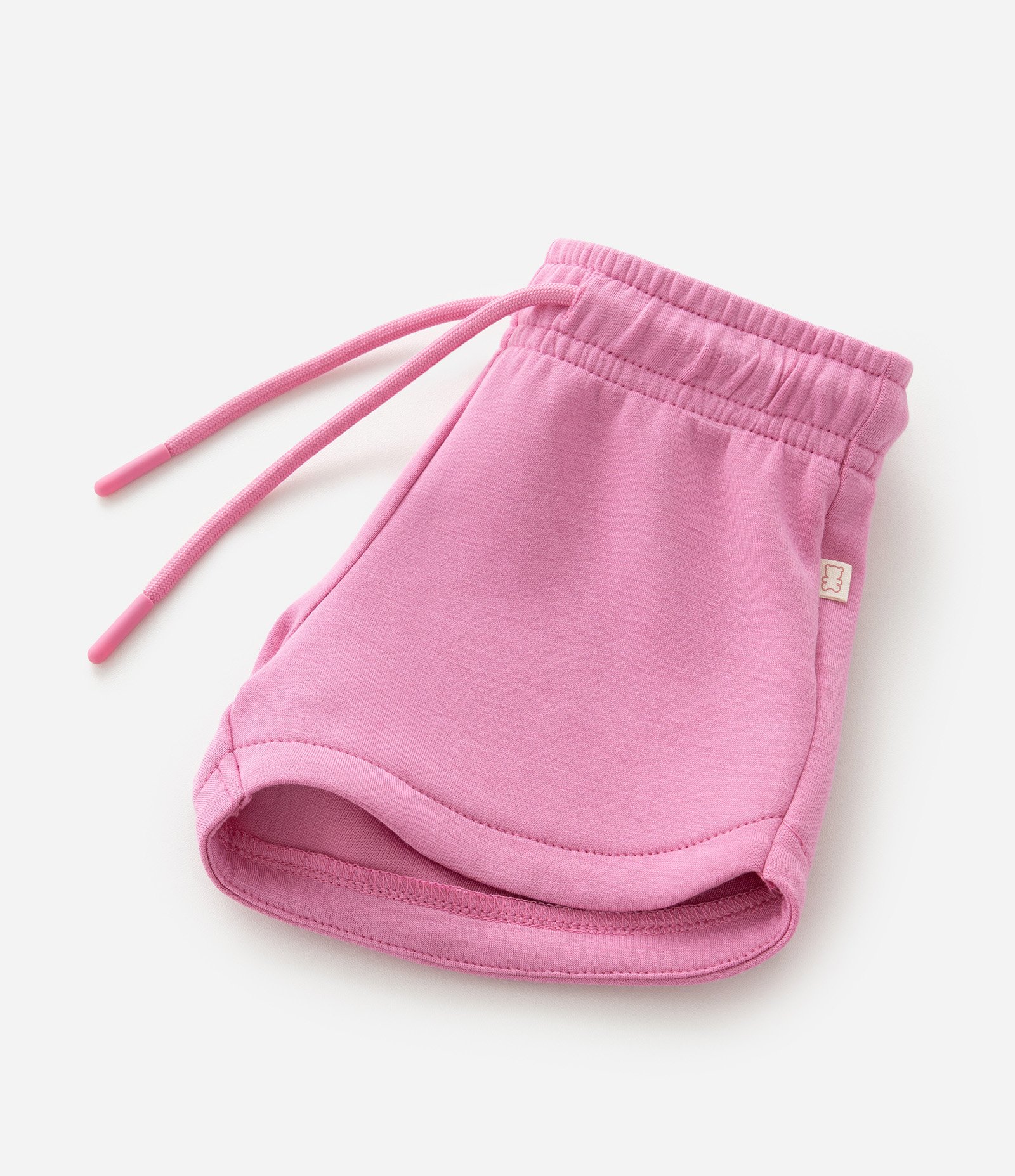 Bermuda Infantil Clochard em Modal - Tam 0 a 18 Meses Rosa 5