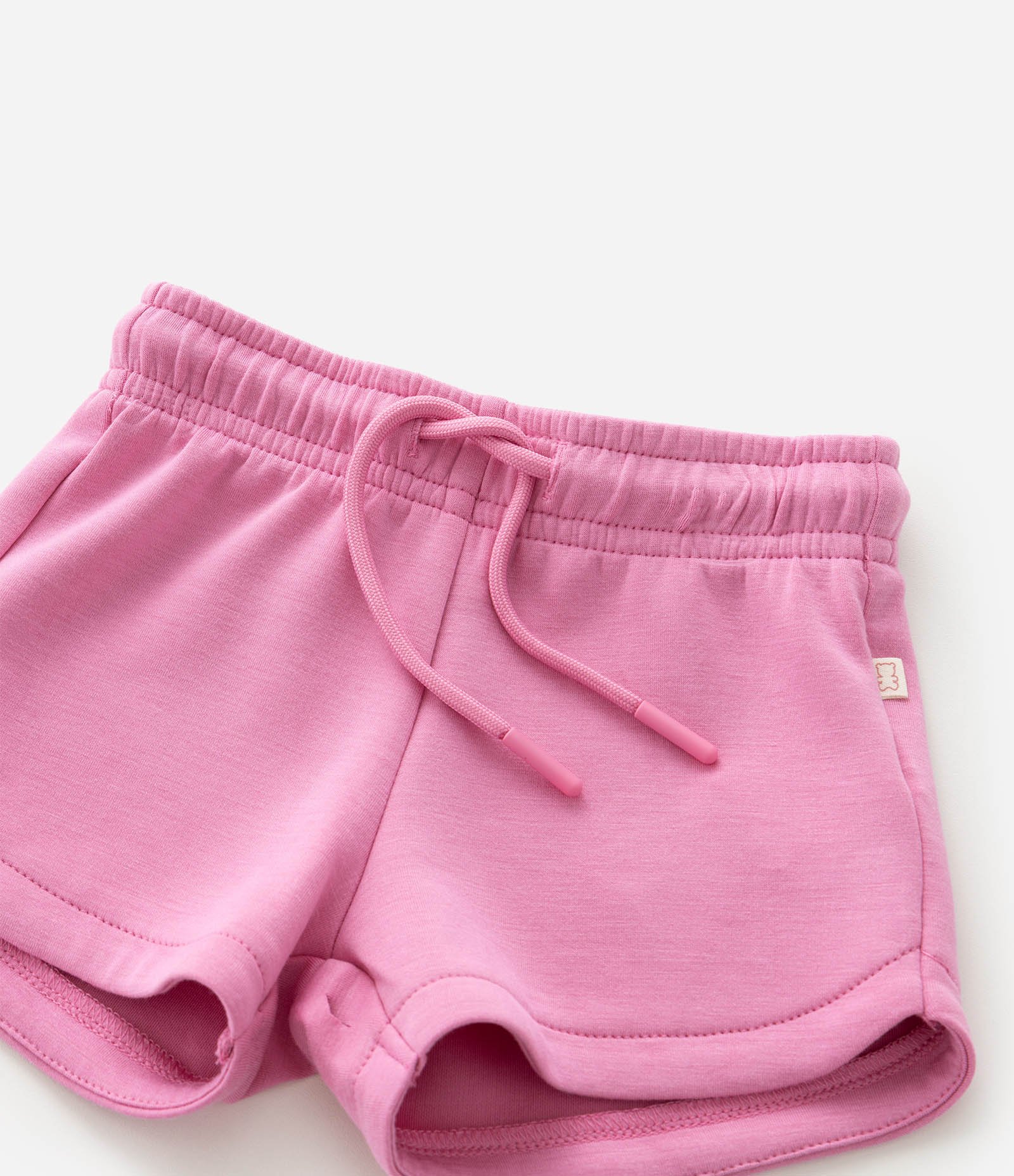 Bermuda Infantil Clochard em Modal - Tam 0 a 18 Meses Rosa 6