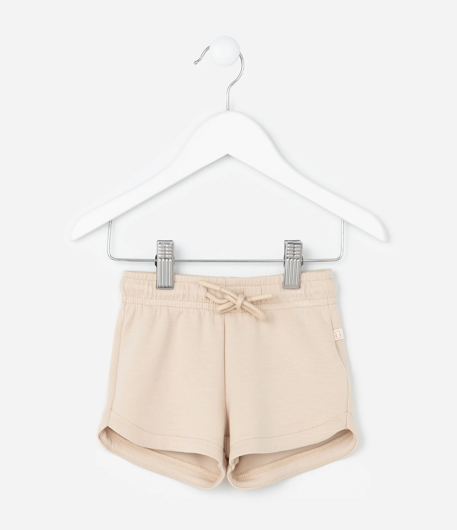 Bermuda Infantil Clochard em Modal - Tam 0 a 18 Meses Bege 2