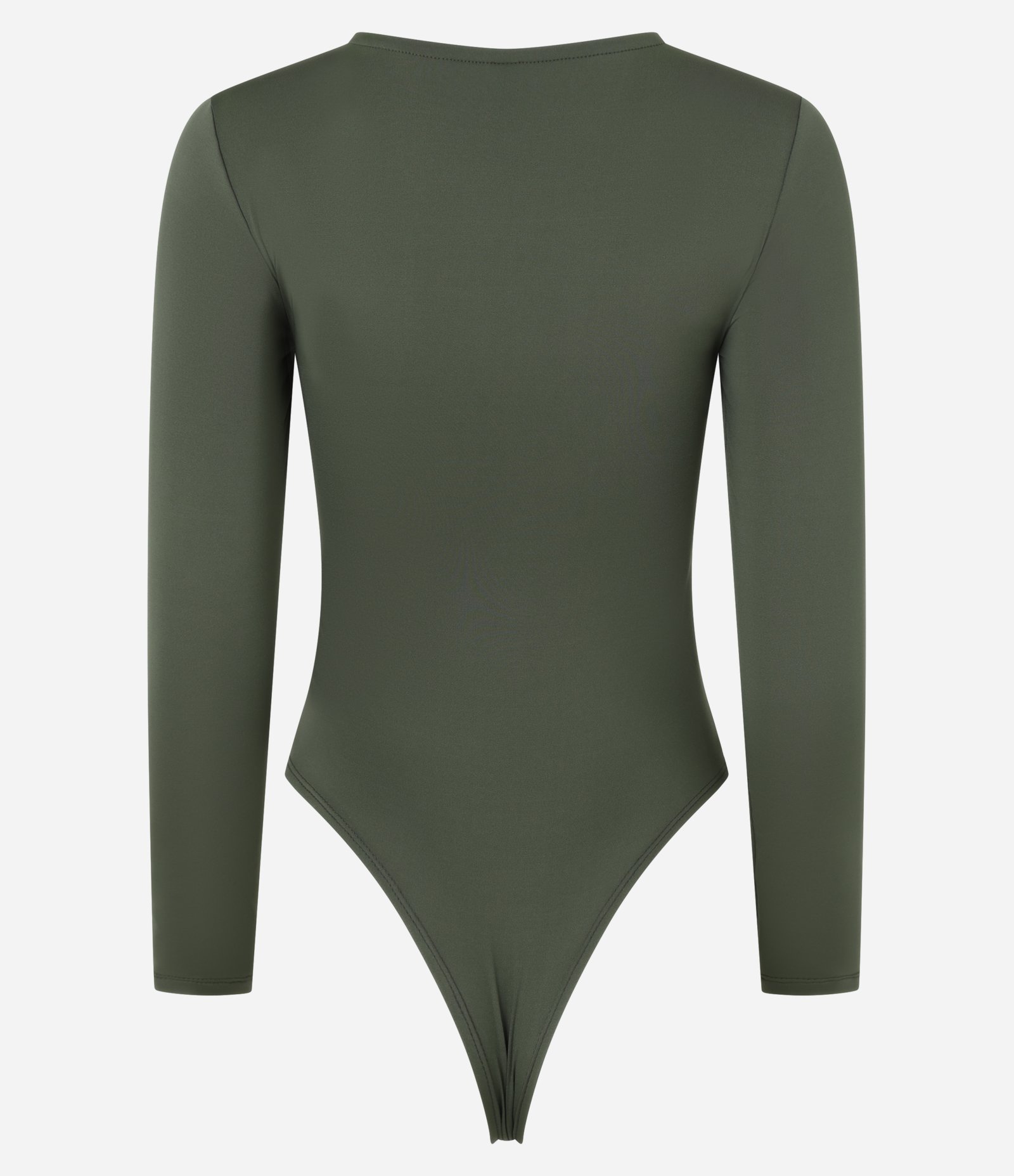 Body em Helanca com Cut Out e Manga Longa Verde 6