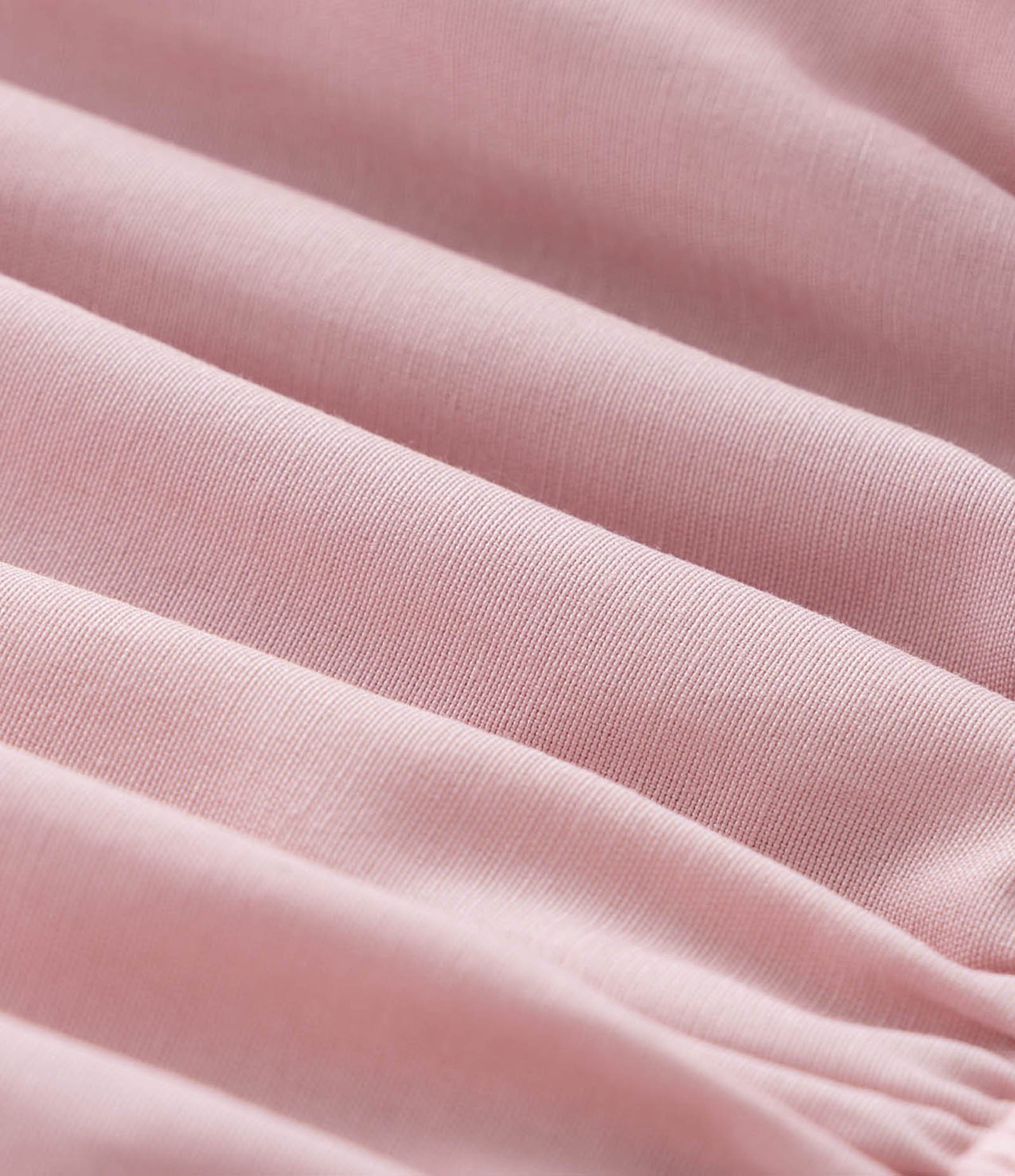 Vestido Balonê Curto com Textura Canelada - Tam 7 a 14 Anos Rosa 5