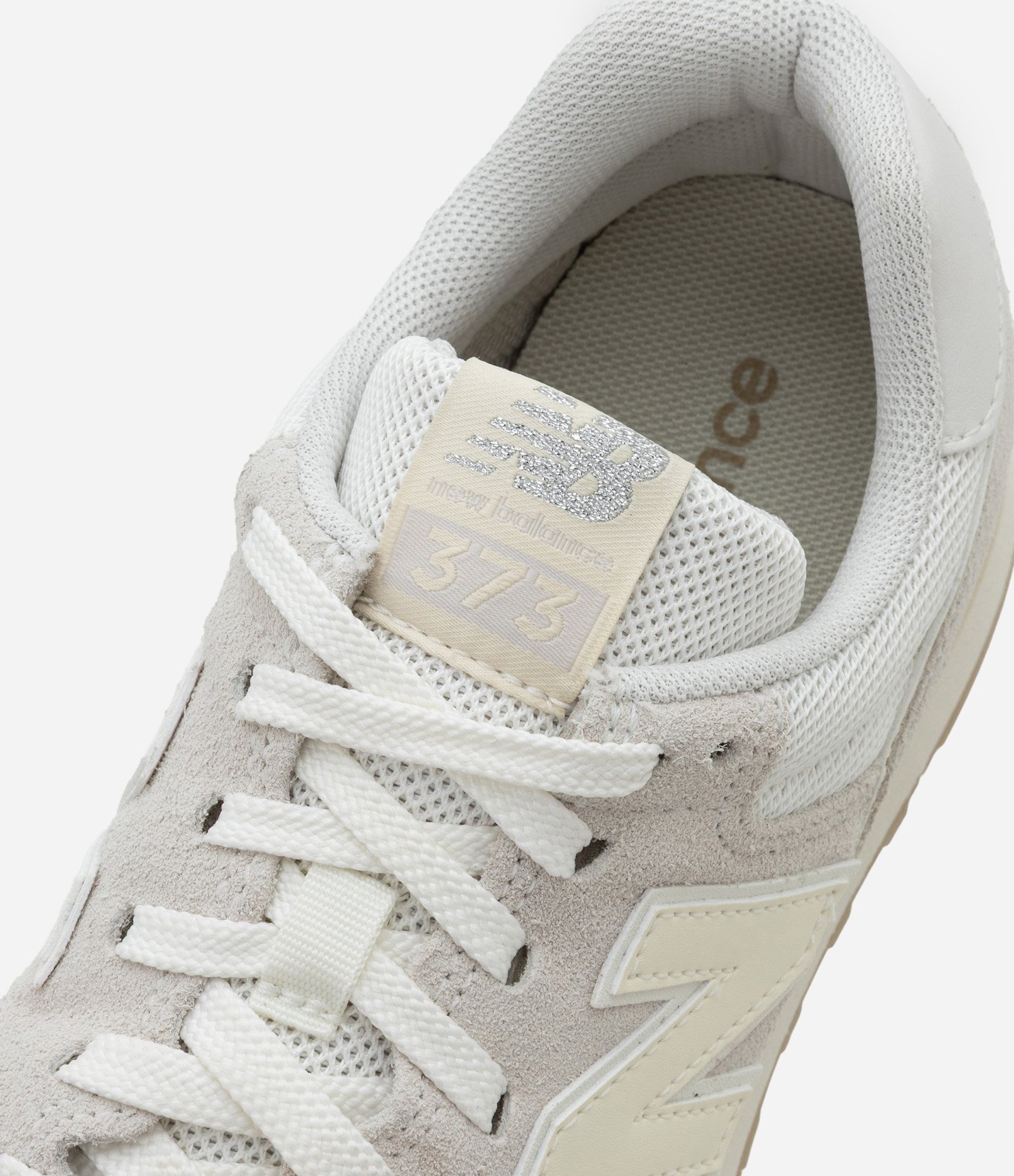 Tênis Jogging Retrô 373V2 em Couro New Balance Cinza 4