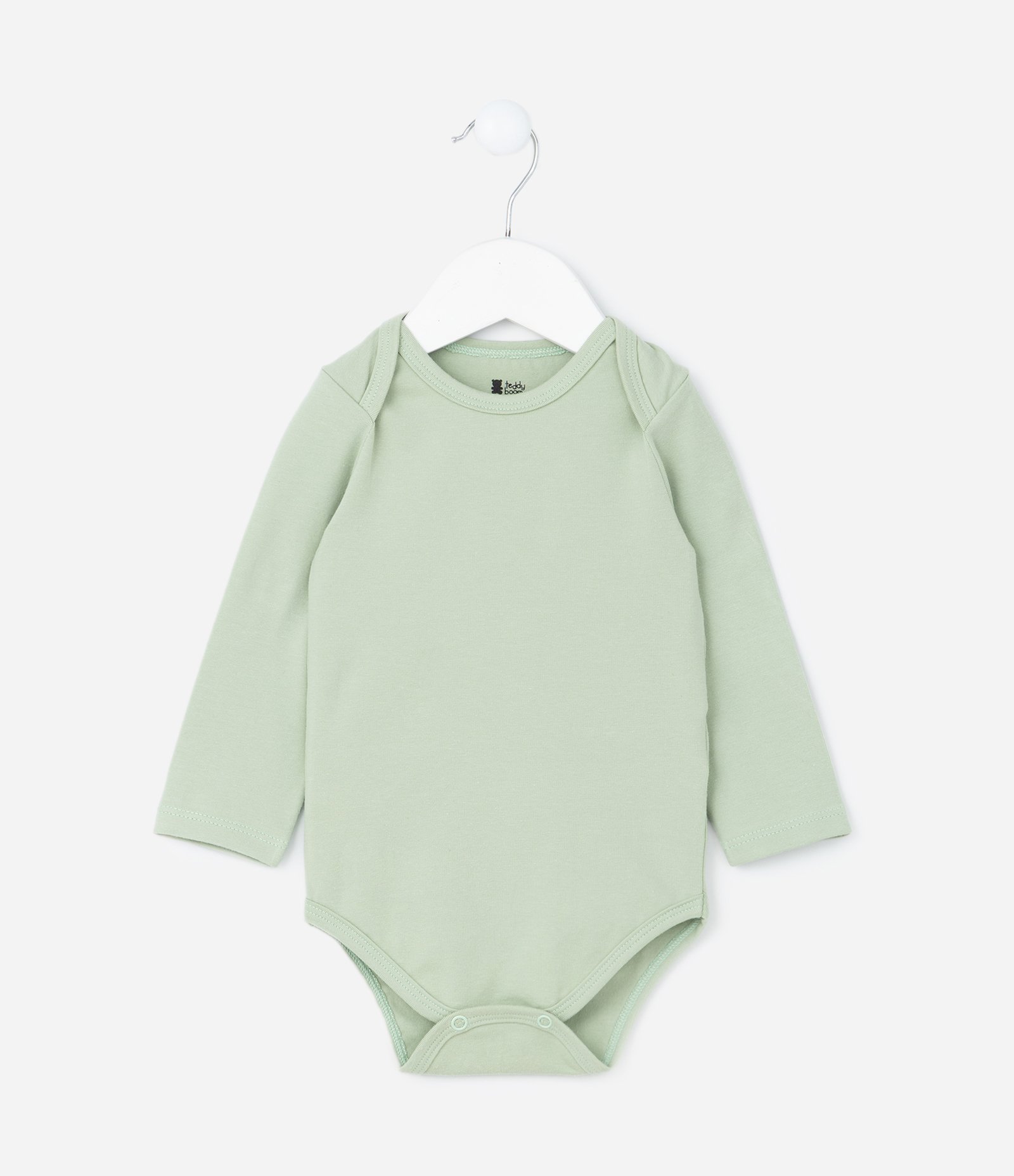 Body Infantil em Cotton Básico - Tam RN a 18 meses Verde 1
