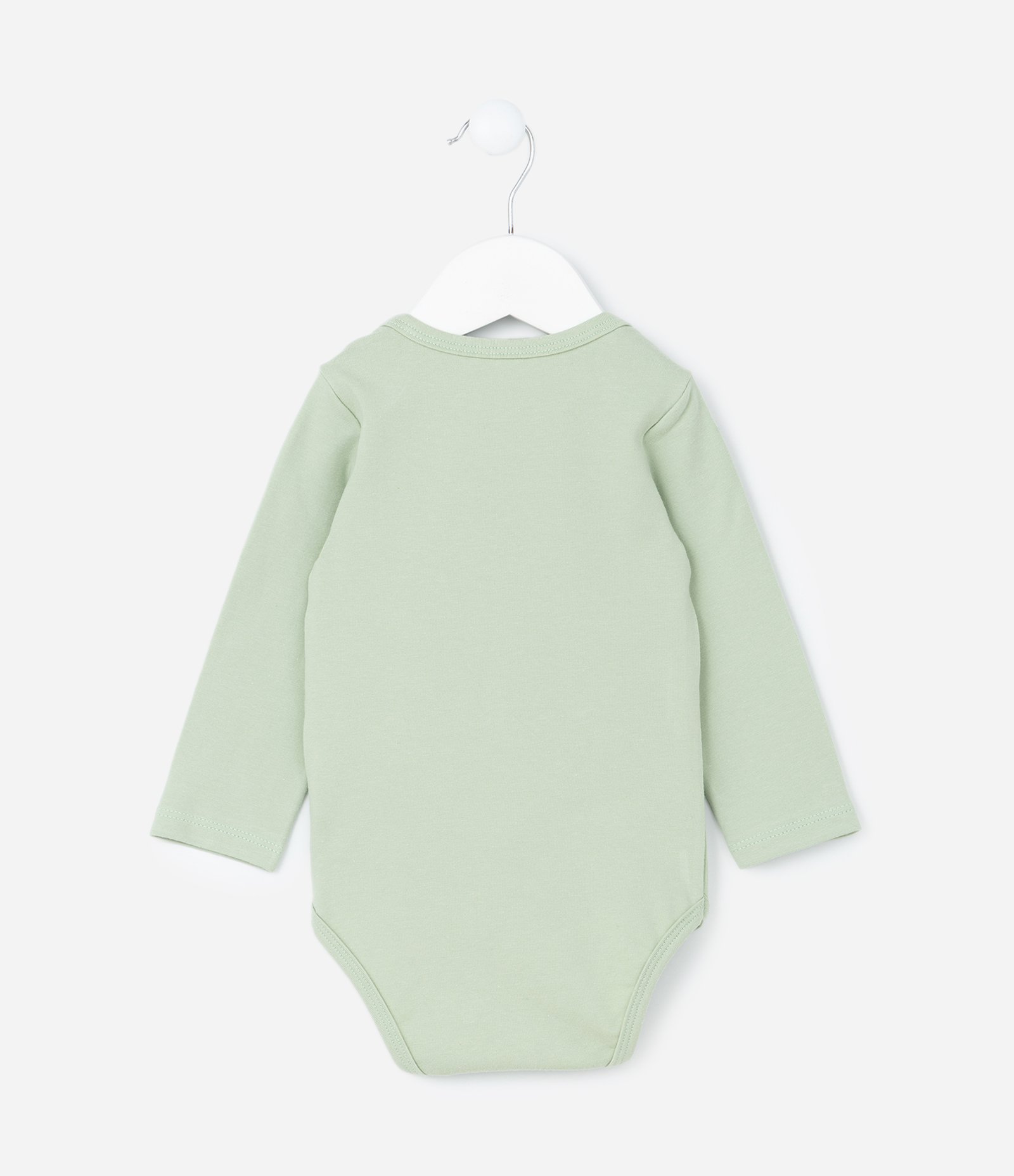 Body Infantil em Cotton Básico - Tam RN a 18 meses Verde 2