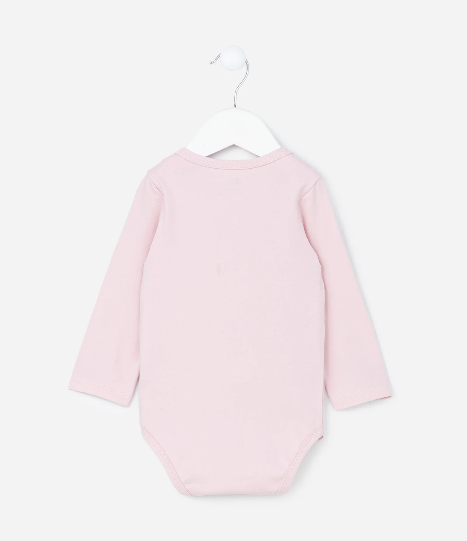 Body Infantil em Cotton Básico - Tam RN a 18 meses Rosa 2