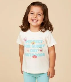 Blusa Infantil com Estampa - Tam 1 a 6 Anos