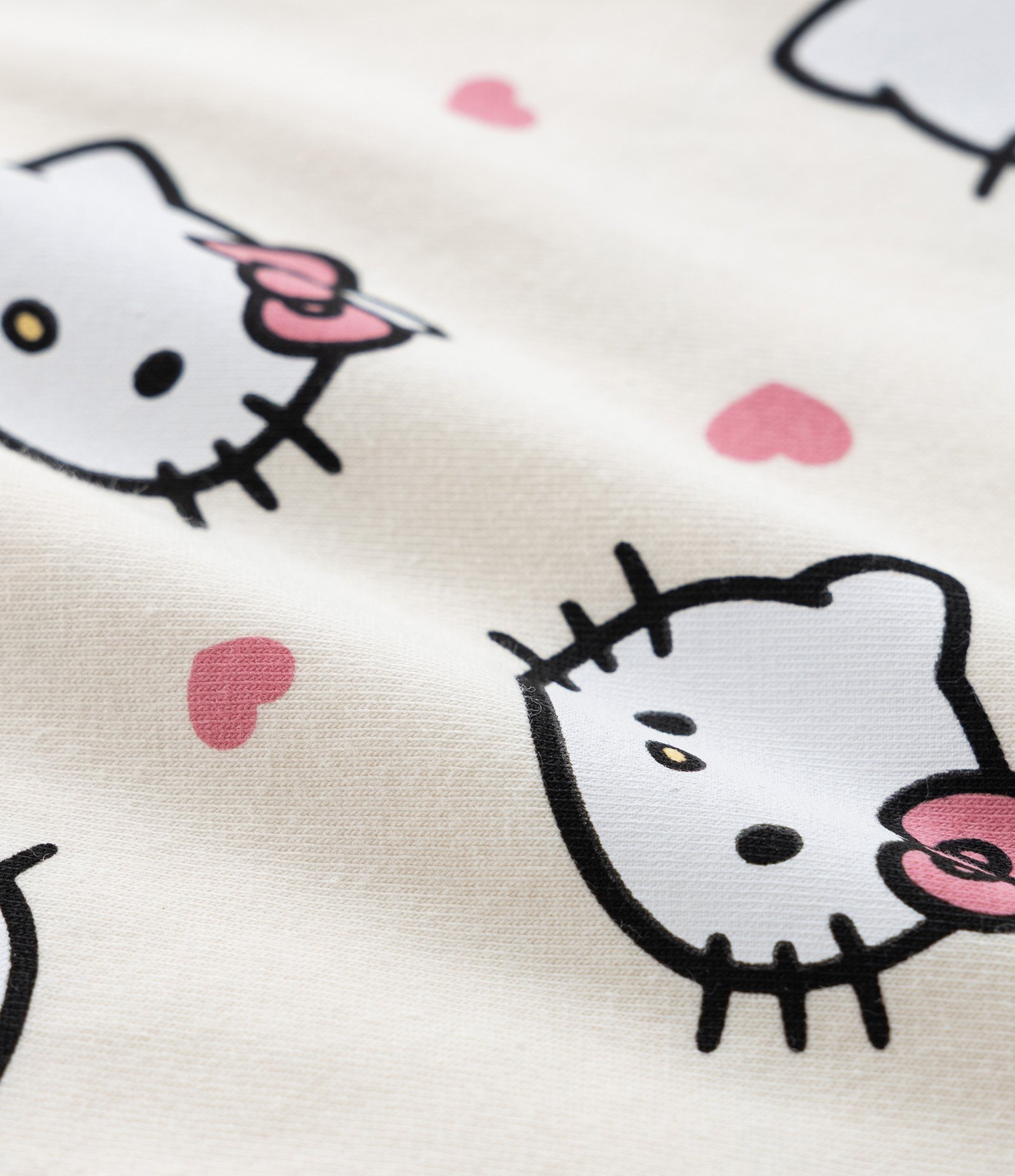 Body Infantil com Estampa da Hello Kitty - Tam RN a 18 meses Bege 4