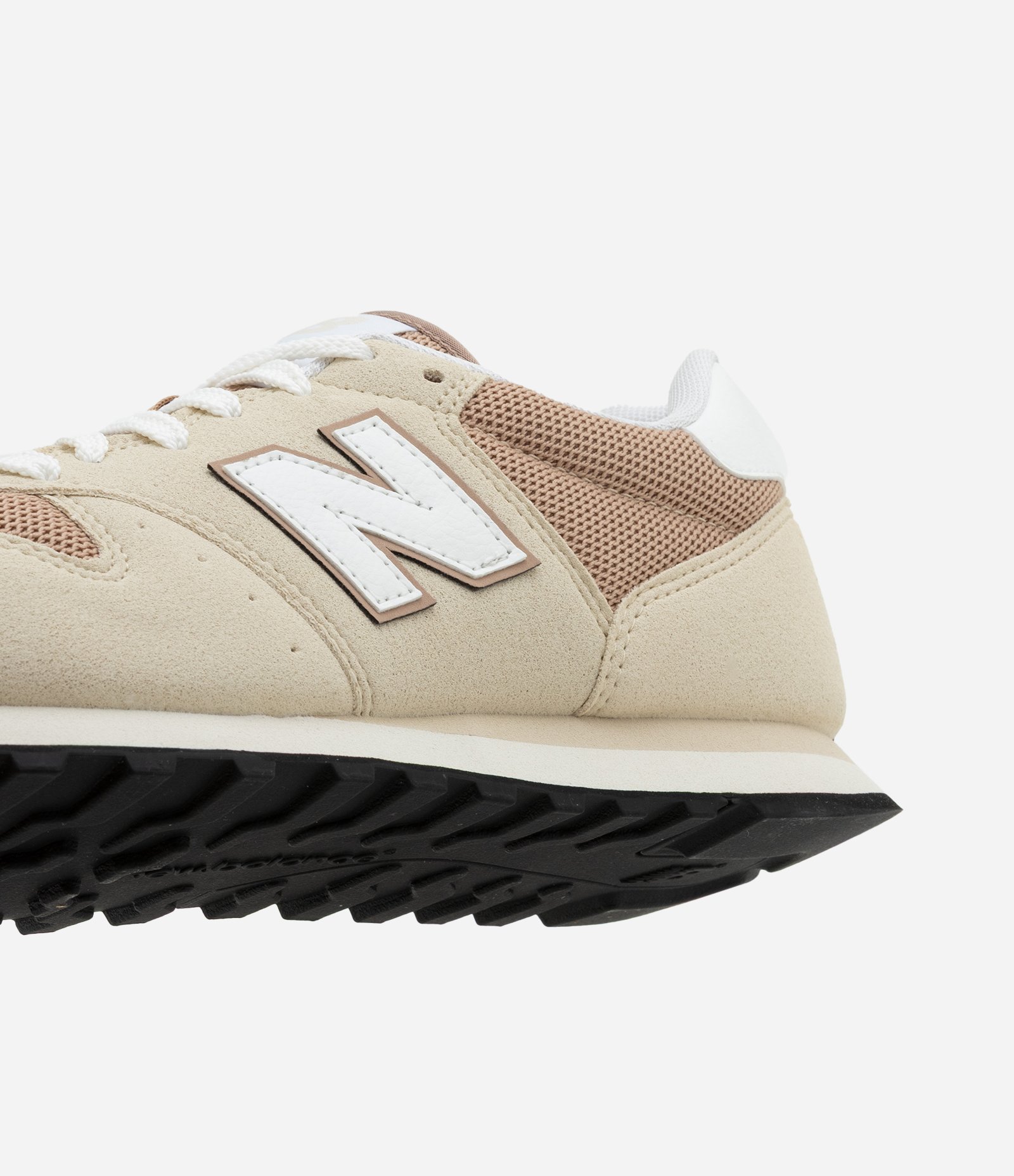 Tênis New Balance 500V2 com Recortes Bege/Rosa 3