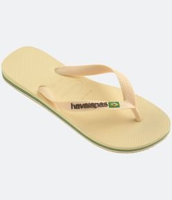 Chinelo Havaianas Tradicional com Bandeira do Brasil