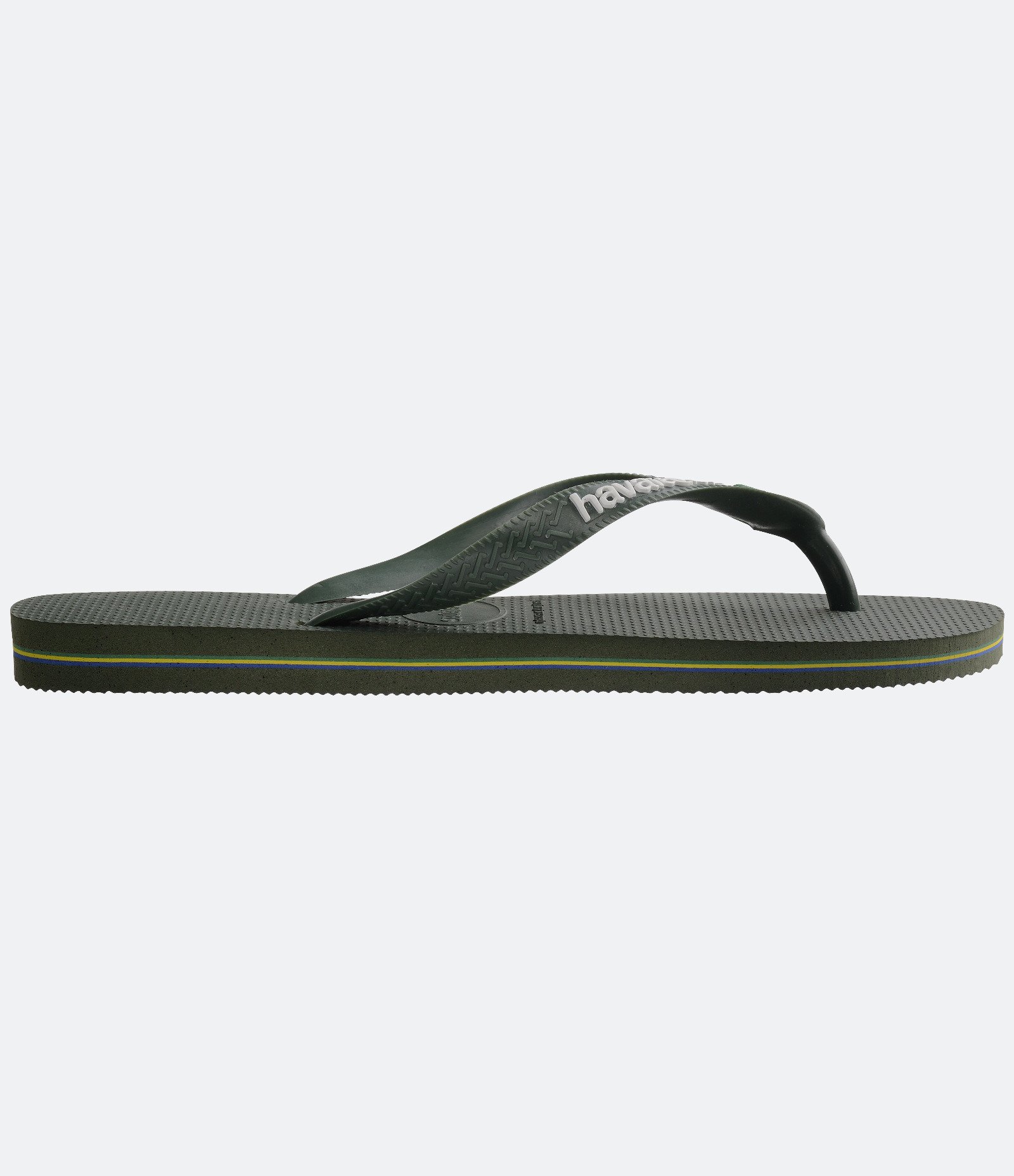 Chinelo Havaianas Tradicional com Bandeira do Brasil Verde escuro 3