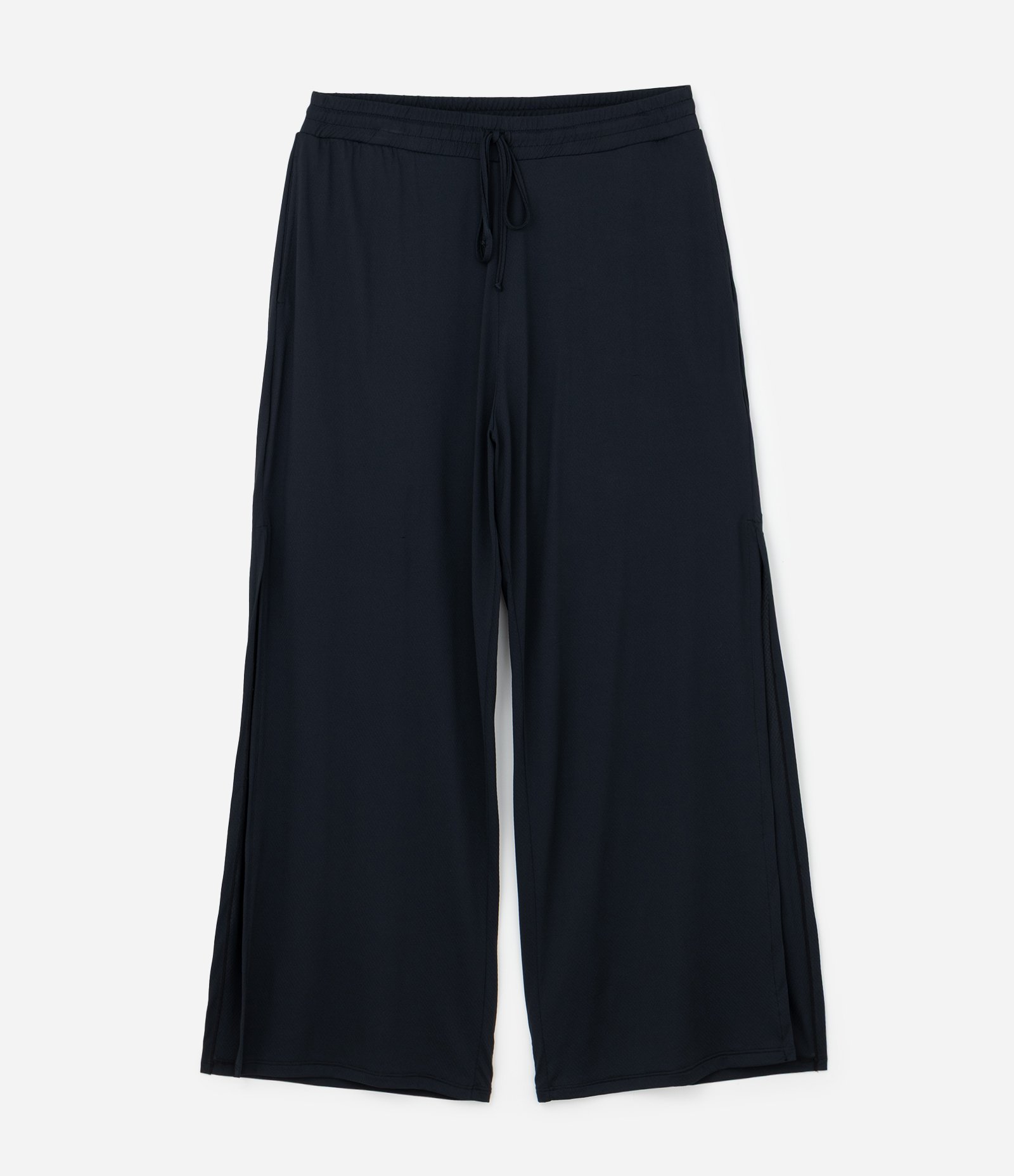 Calça Pantalona Esportiva em Microfibra com Bermuda Ciclista Interna Curve & Plus Size Preto 6