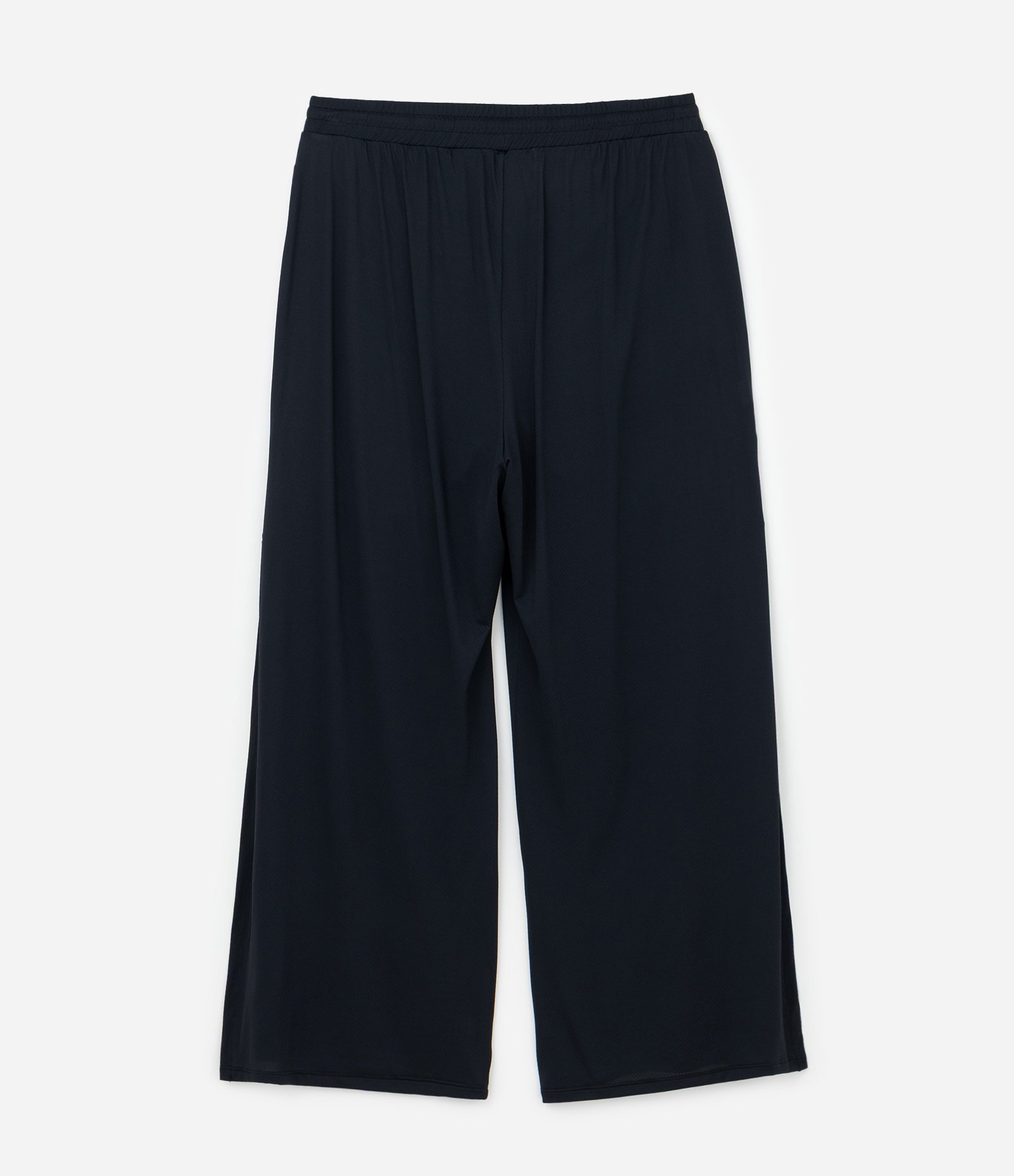 Calça Pantalona Esportiva em Microfibra com Bermuda Ciclista Interna Curve & Plus Size Preto 7