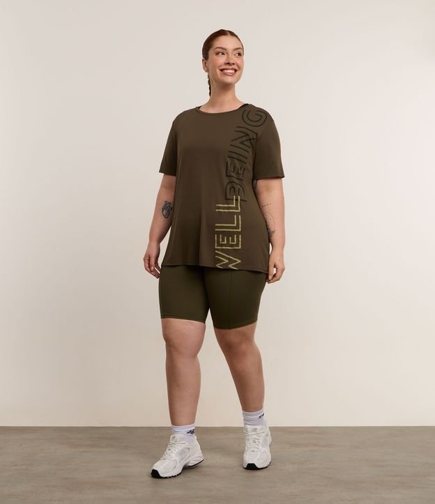 Bermuda Ciclista Esportiva com Tecnologia Dry e Bolso Curve e Plus Size