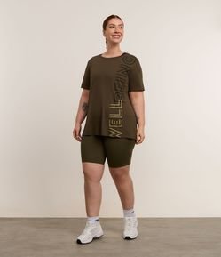 Bermuda Ciclista Esportiva com Tecnologia Dry e Bolso Curve e Plus Size