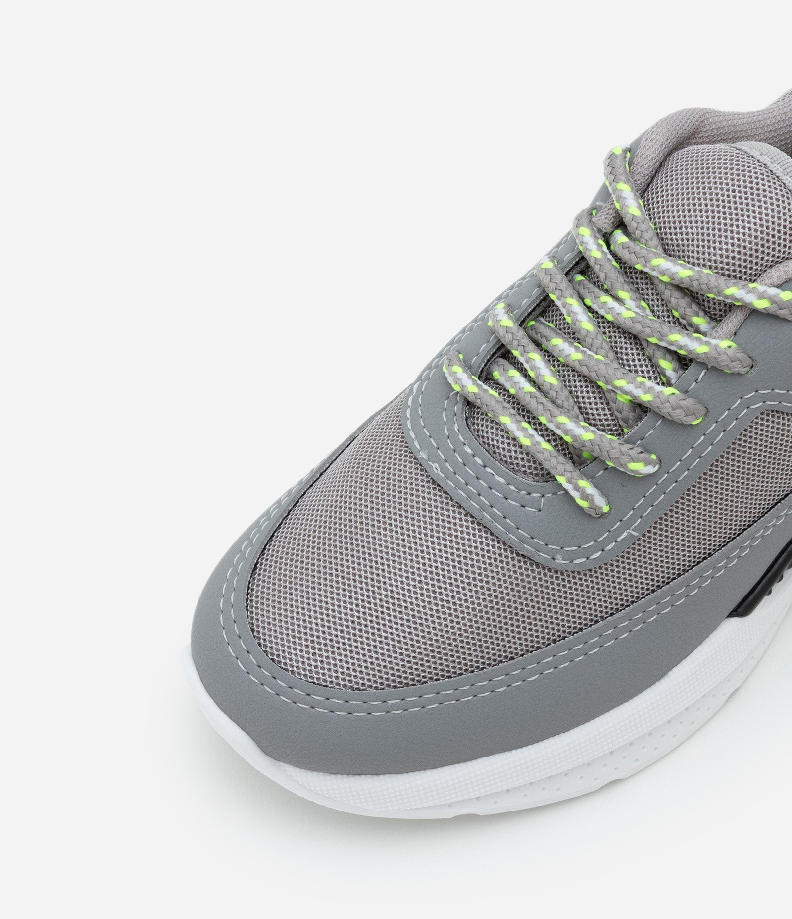 Tênis Infantil Esportivo com Recortes - Tam 27 ao 34 Cinza 4