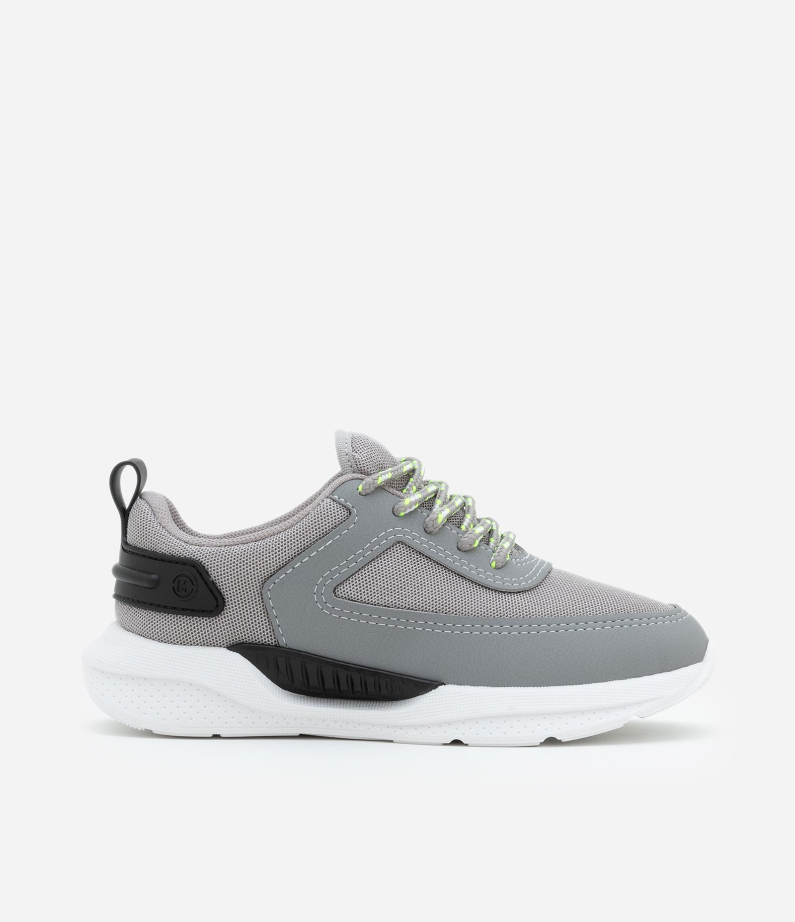 Tênis Infantil Esportivo com Recortes - Tam 27 ao 34 Cinza 5