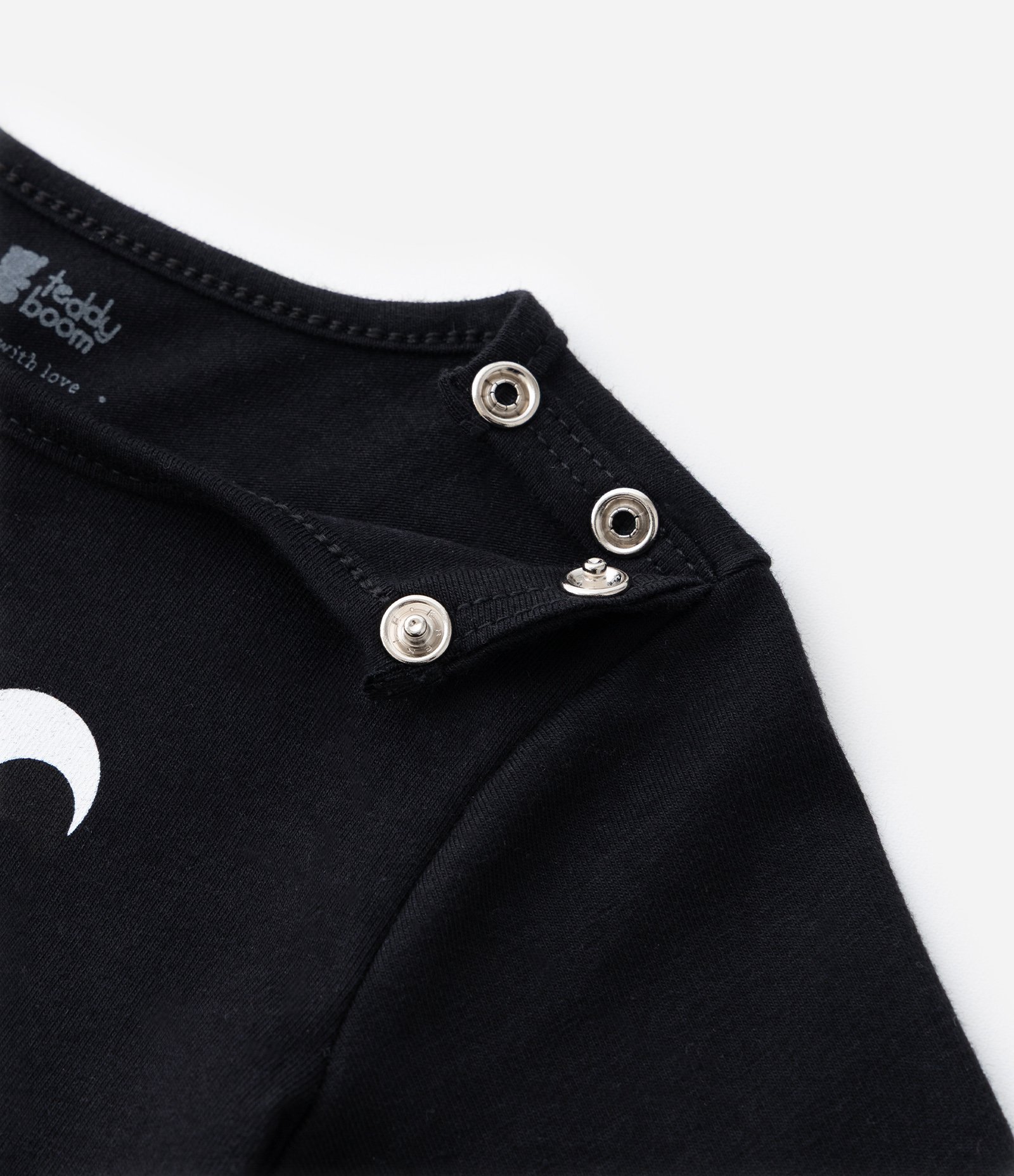 Vestido Body Infantil com Estampa Morceguinha e Asas - Tam 0 a 18 meses Preto 9