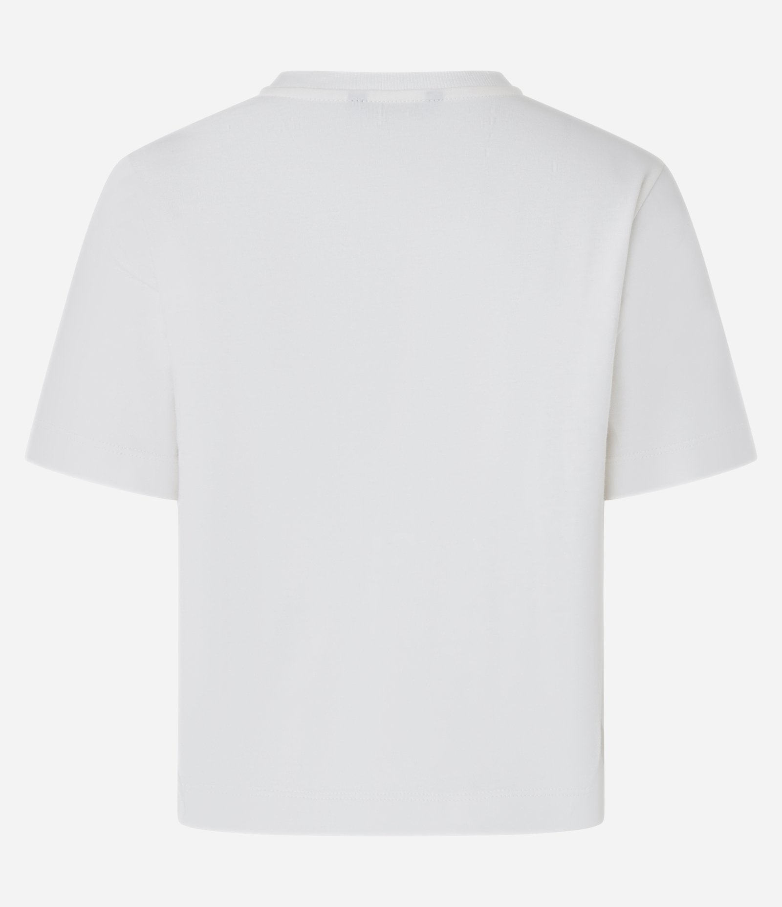 Camiseta Regular em Algodão com Lacinhos Branco 6
