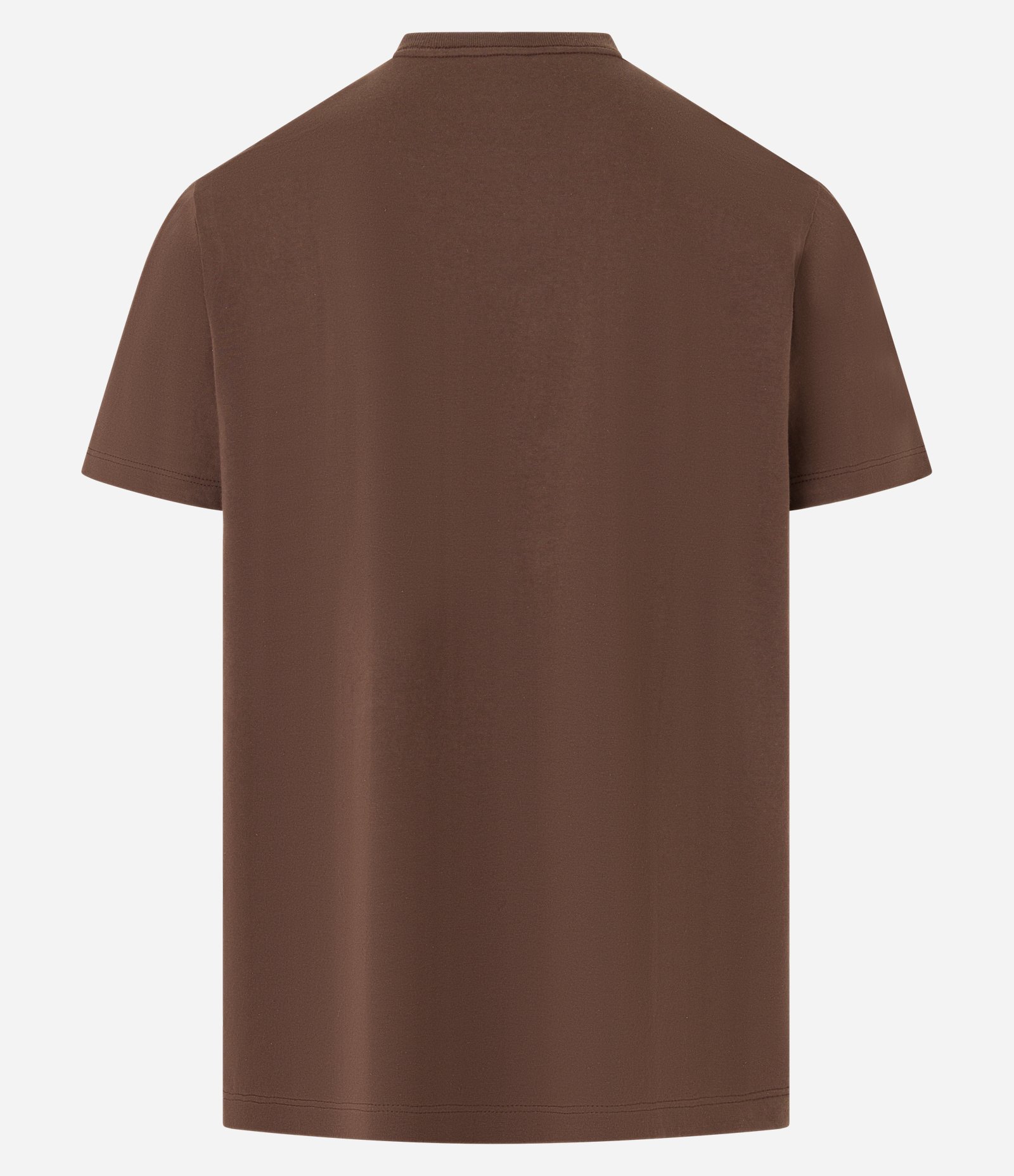 Camiseta Comfort em Algodão com Estampa Localizada Ground Co. Marrom 6