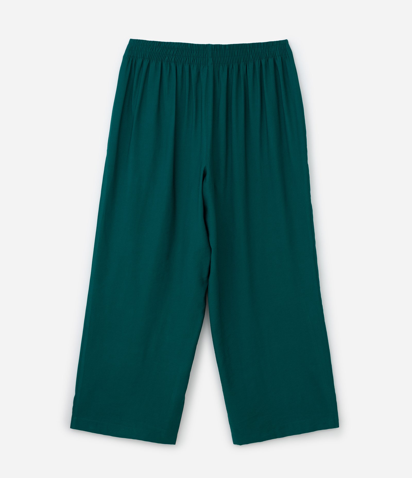 Calça Wide Leg Alfaiataria em Viscose Curve & Plus Size Verde 6