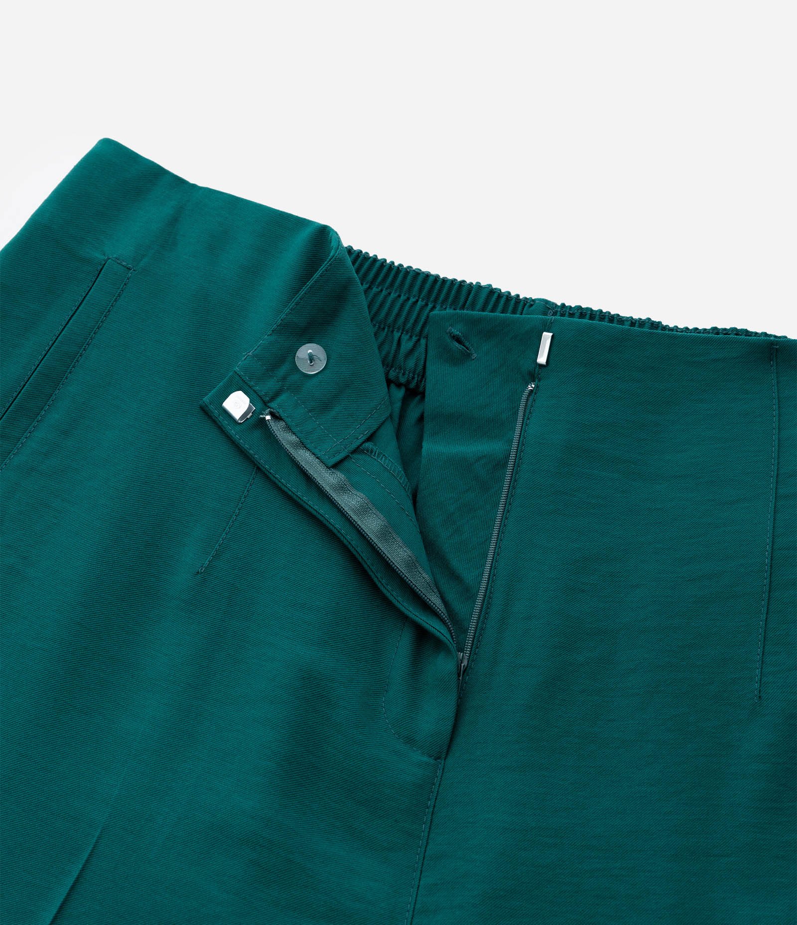 Calça Wide Leg Alfaiataria em Viscose Curve & Plus Size Verde 8
