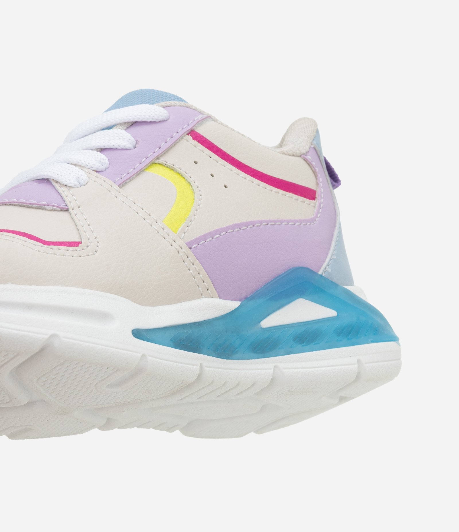 Tênis Infantil com Recortes e Sola de LED - Tam 20 ao 27 Multicores 3