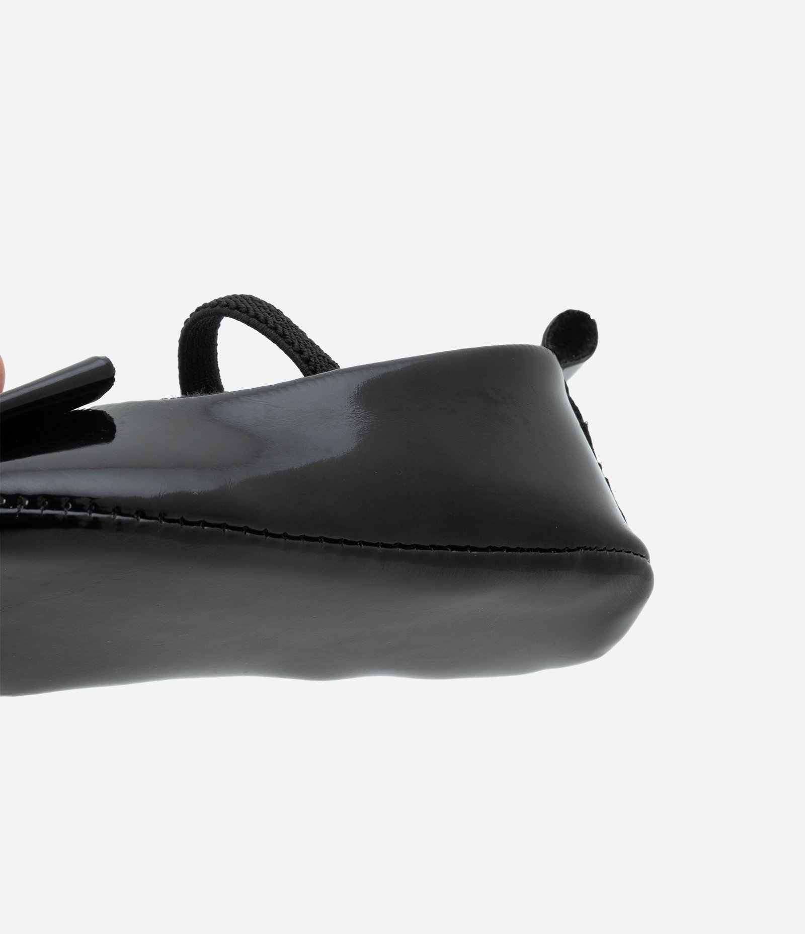 Sapatilha Infantil Envernizada com Laço - Tam 15 a 19 Preto 3