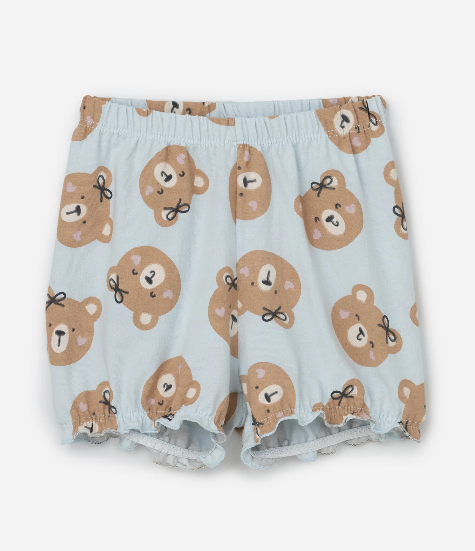 Conjunto Infantil com Estampa de Urso - Tam 0 a 18 Meses Branco 5