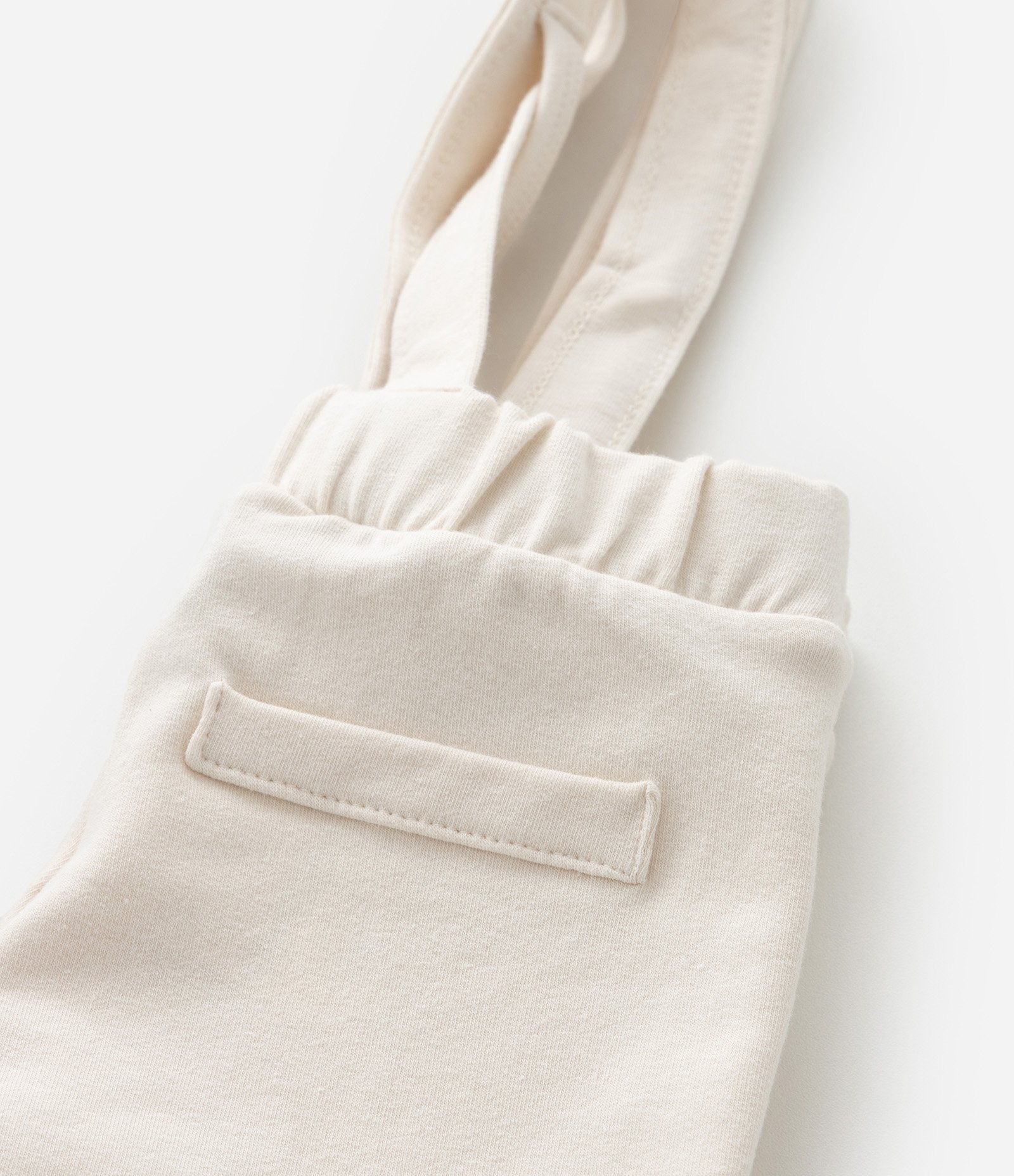 Bermuda Infantil com Suspensório - Tam 0 a 18 meses Off White 6