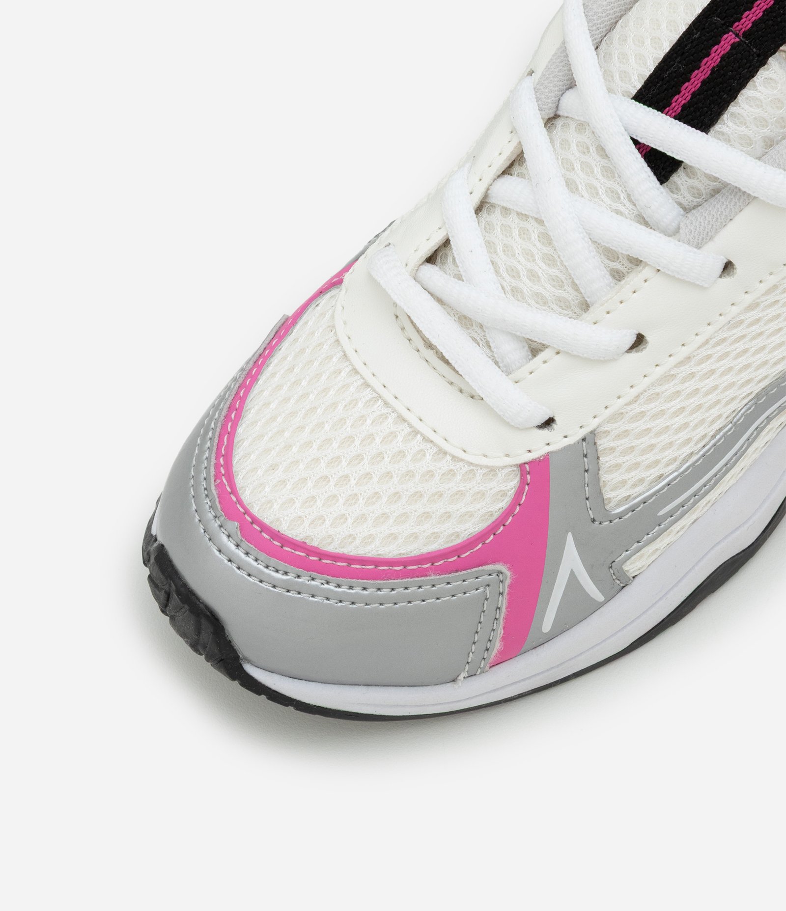 Tênis Esportivo Infantil com Recortes Contrastantes - Tam 28 ao 34 Prata 3