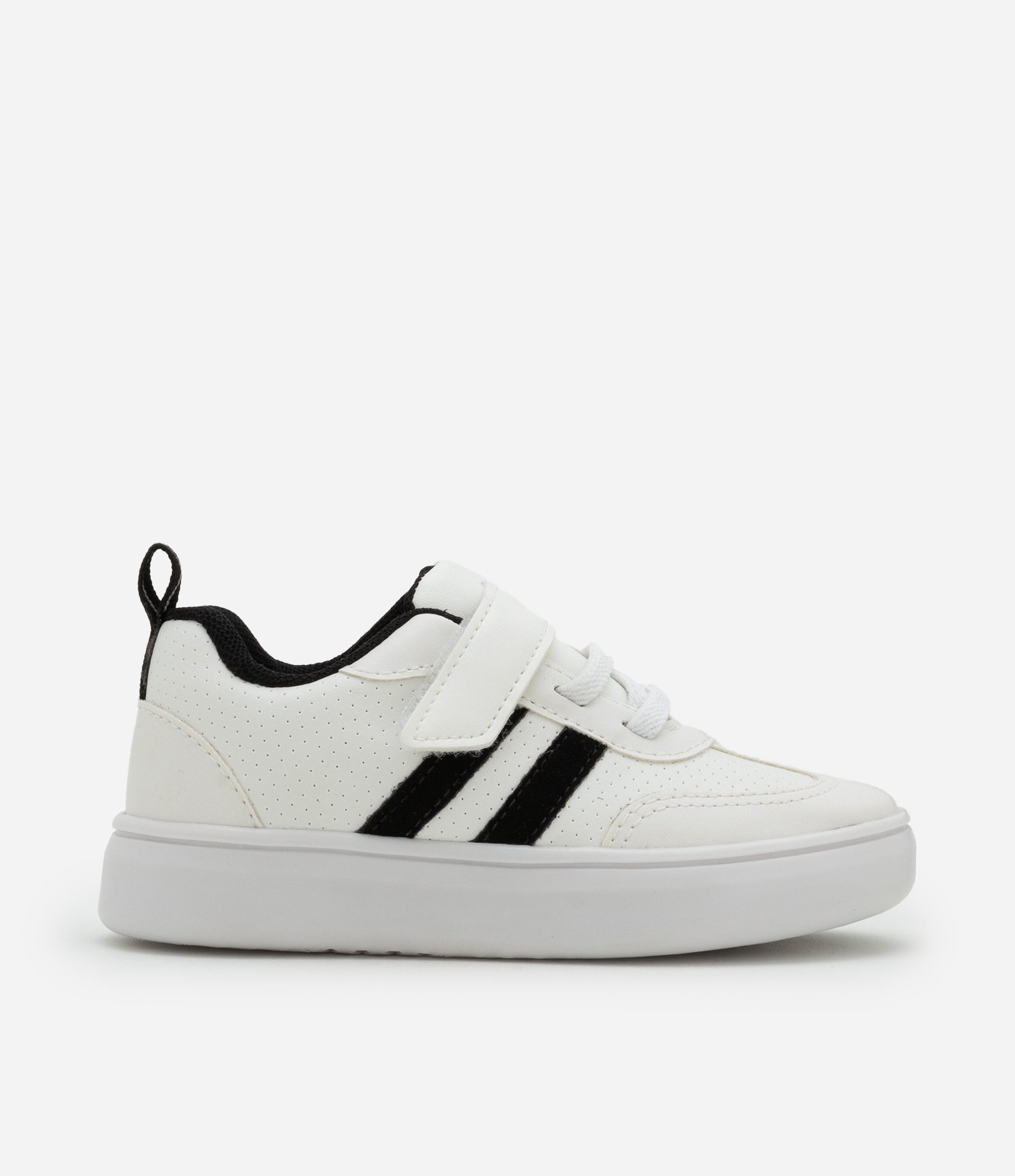 Tênis Infantil com Recortes e Sola LED - 20 ao 27 Branco 5