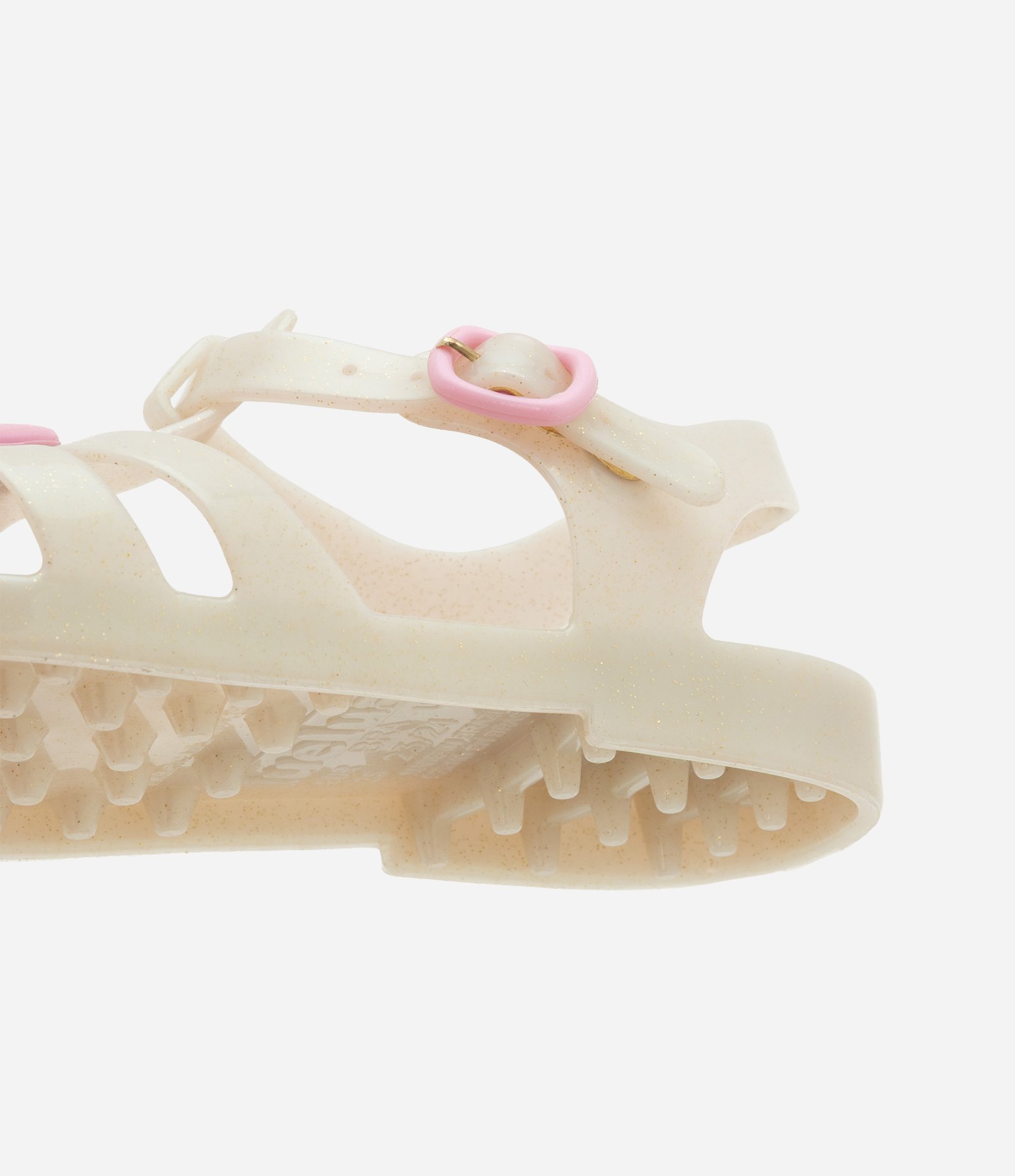 Sandália Infantil em PVC com Minnie Aplicada - Tam 20 ao 31 Bege 3