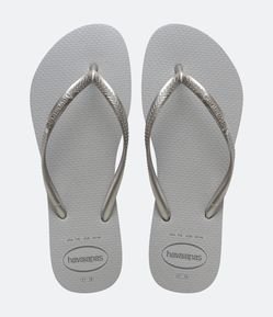 Chinelo Slim com Tira Metalizada Havaianas