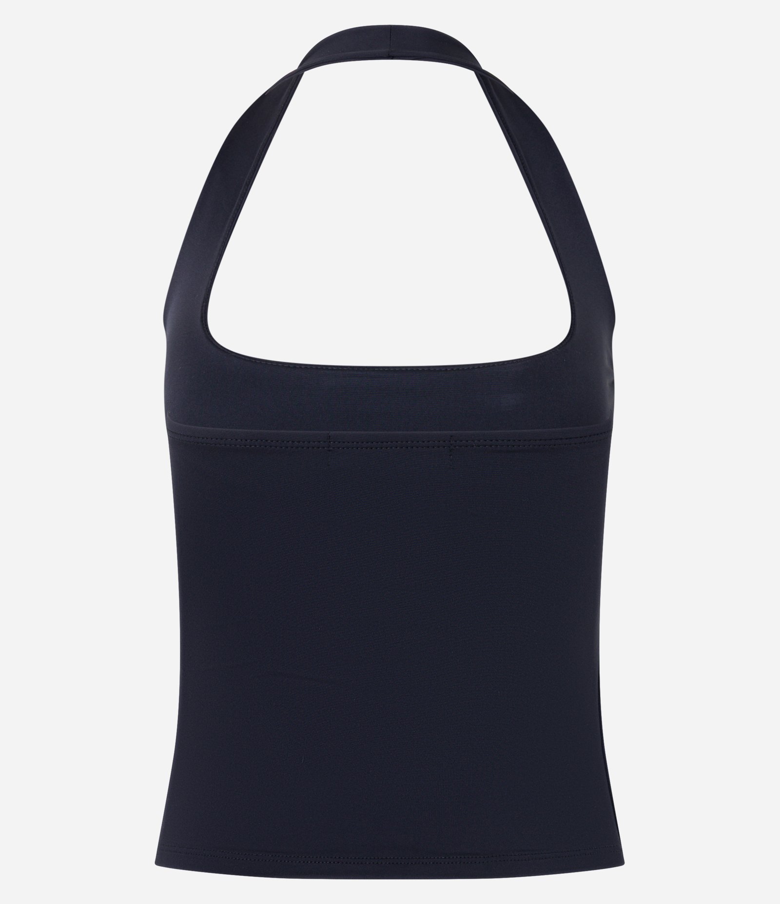 Blusa em Microfibra Frente Única Azul Marinho 5