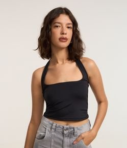 Blusa em Microfibra Frente Única