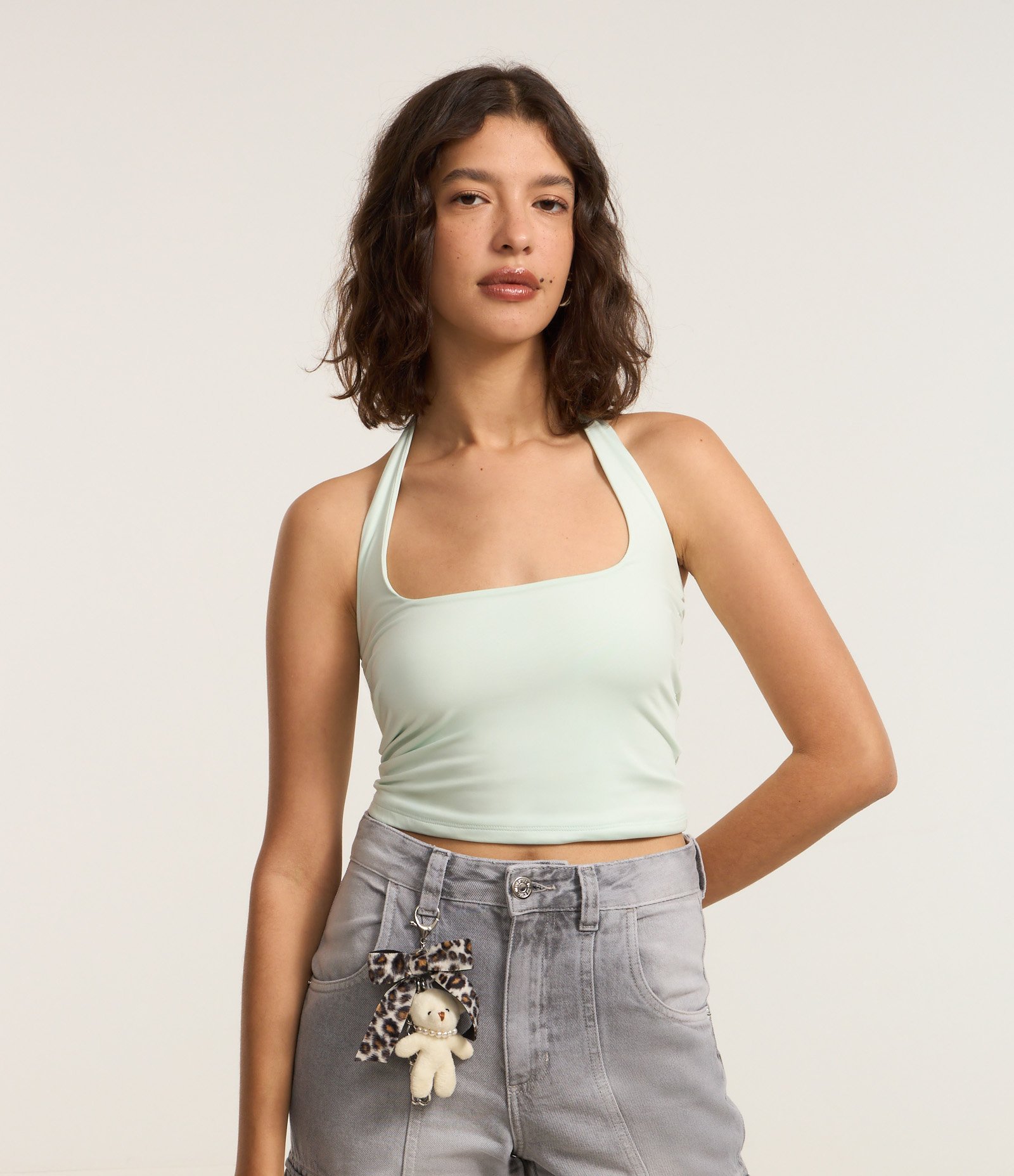 Blusa em Microfibra Frente Única Verde 1