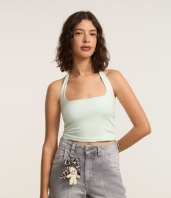 Blusa em Microfibra Frente Única