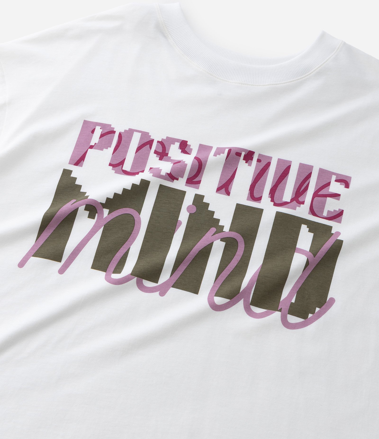 Camiseta Oversized Esportiva em Algodão com Estampa Positive Mind Curve & Plus Size Branco 7