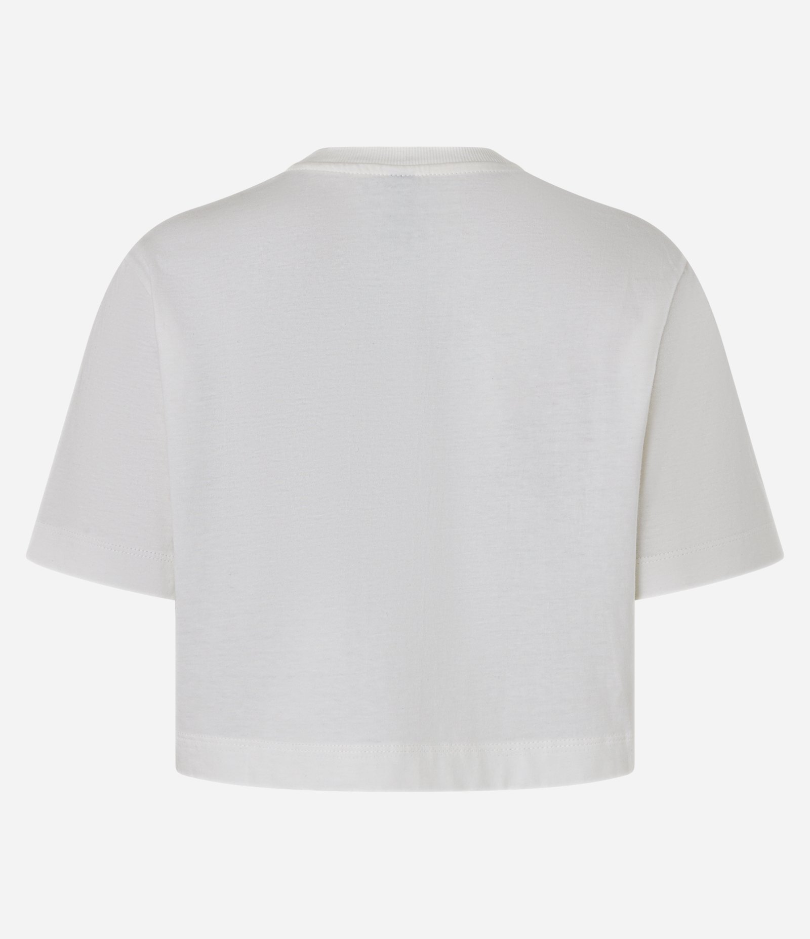 Blusa Cropped com Aplicação de Bordado Coração no Peito Branco 6