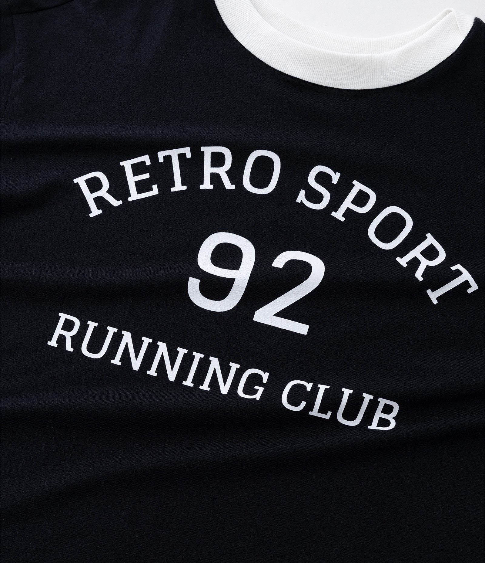 Camiseta Oversized Esportiva Canelada Bicolor Curve & Plus Size Preto 9