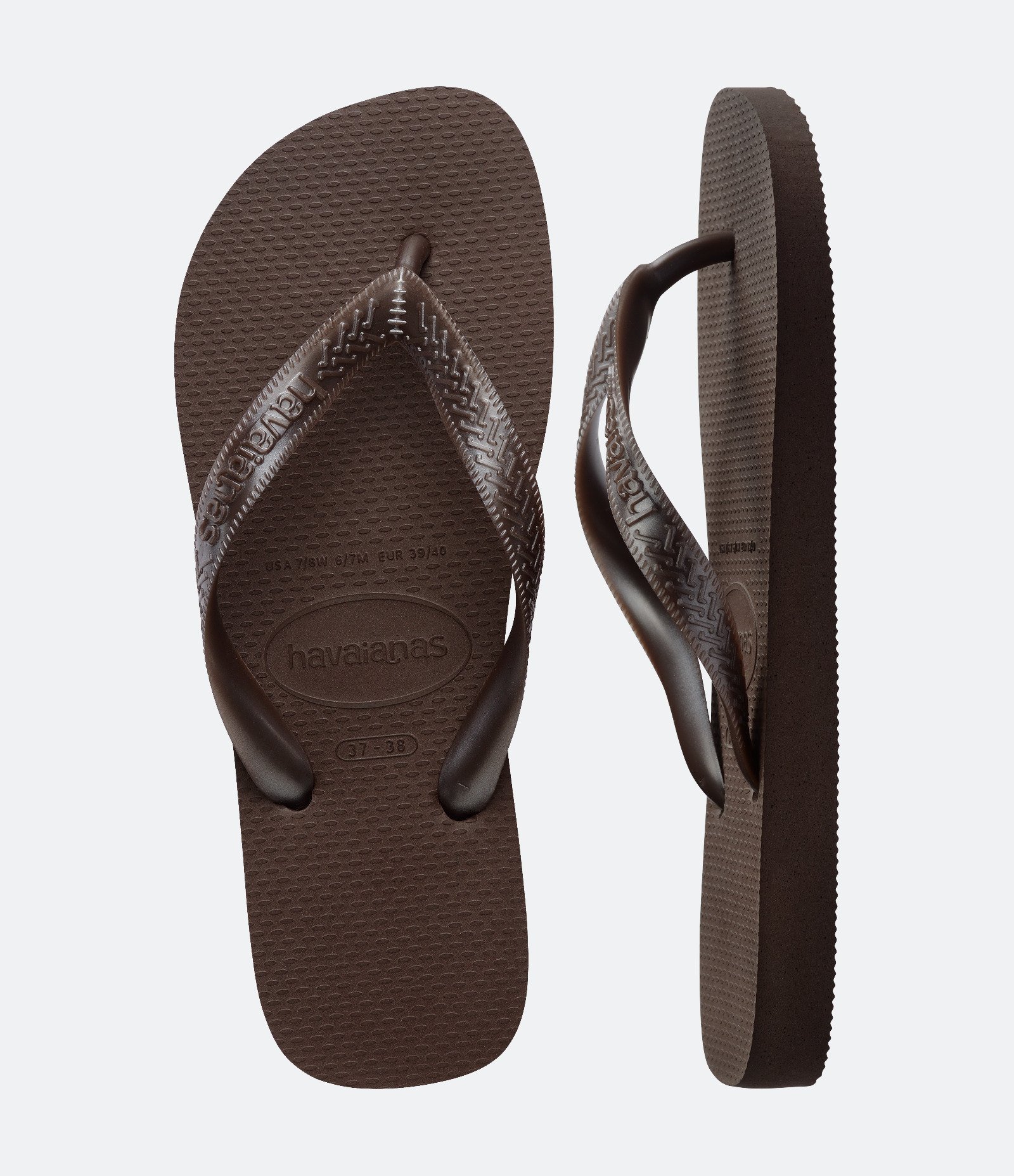 Chinelo Emborrachado Havaianas Marrom 2