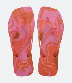Chinelo Square com Estampa Abstrata Havaianas