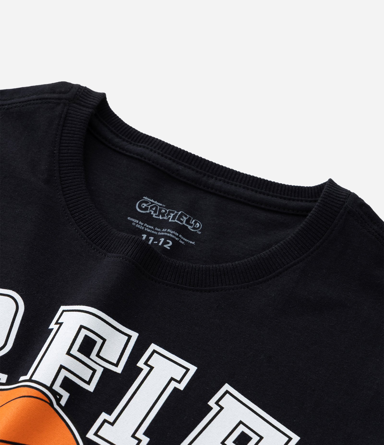 Camiseta Infantil College Basquete com Estampa Garfield - Tam 5 a 14 Anos Preto 5