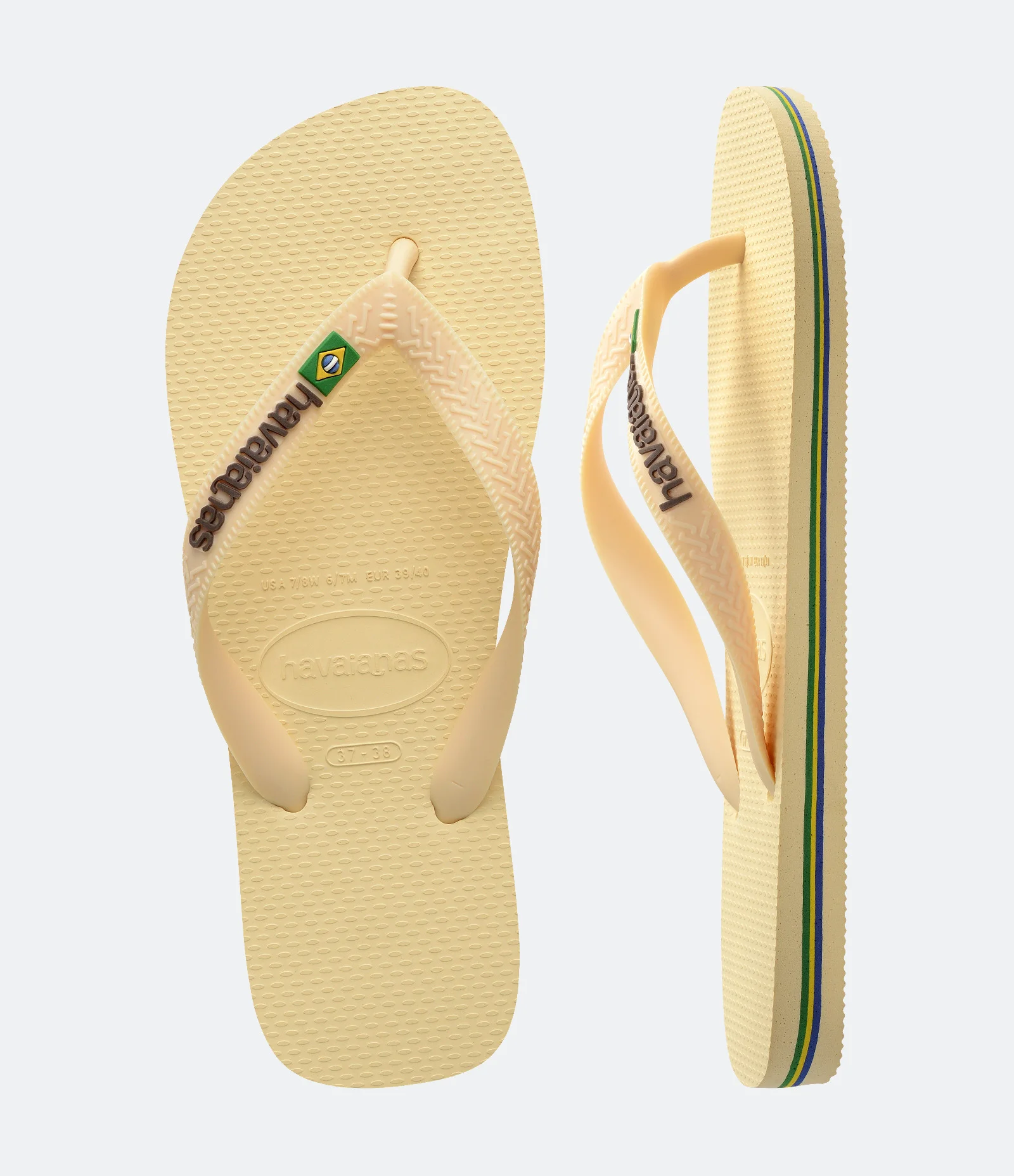 Chinelo Emborrachado Havaianas Amarelo 2
